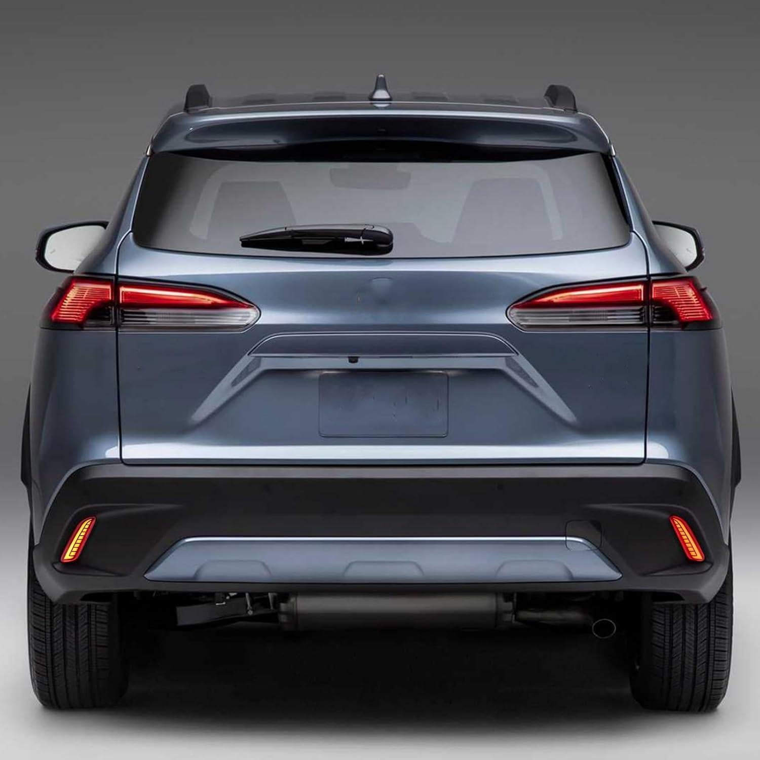 Luz Reflectora LED Parachoques Trasero BINQIGOO Toyota Corolla Cross 2021-2023