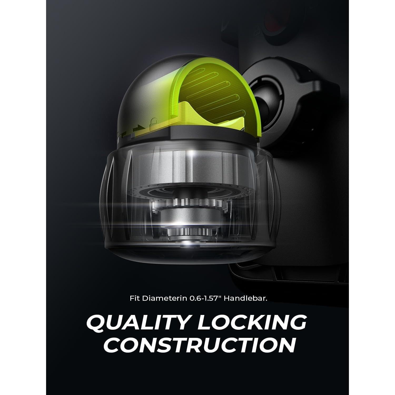 Soporte para Teléfono de Bicicleta LISEN - Ultra Estable y Fácil Instalación