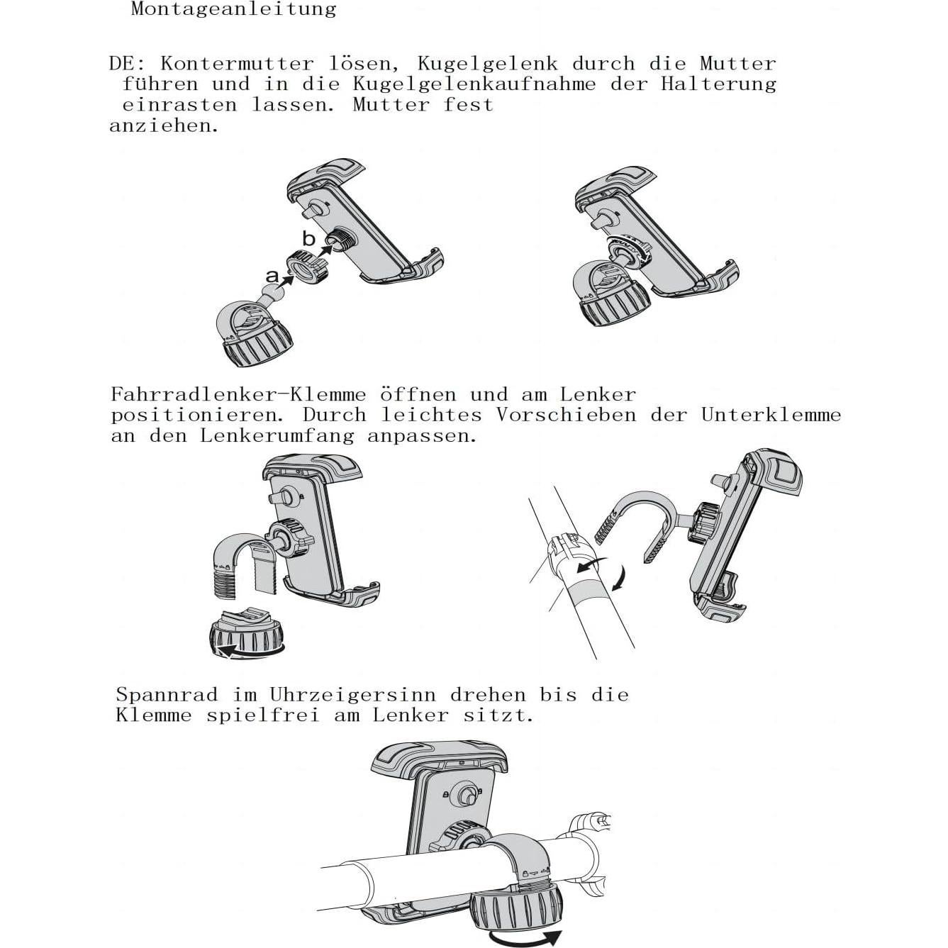 Soporte para Teléfono de Bicicleta LISEN - Ultra Estable y Fácil Instalación