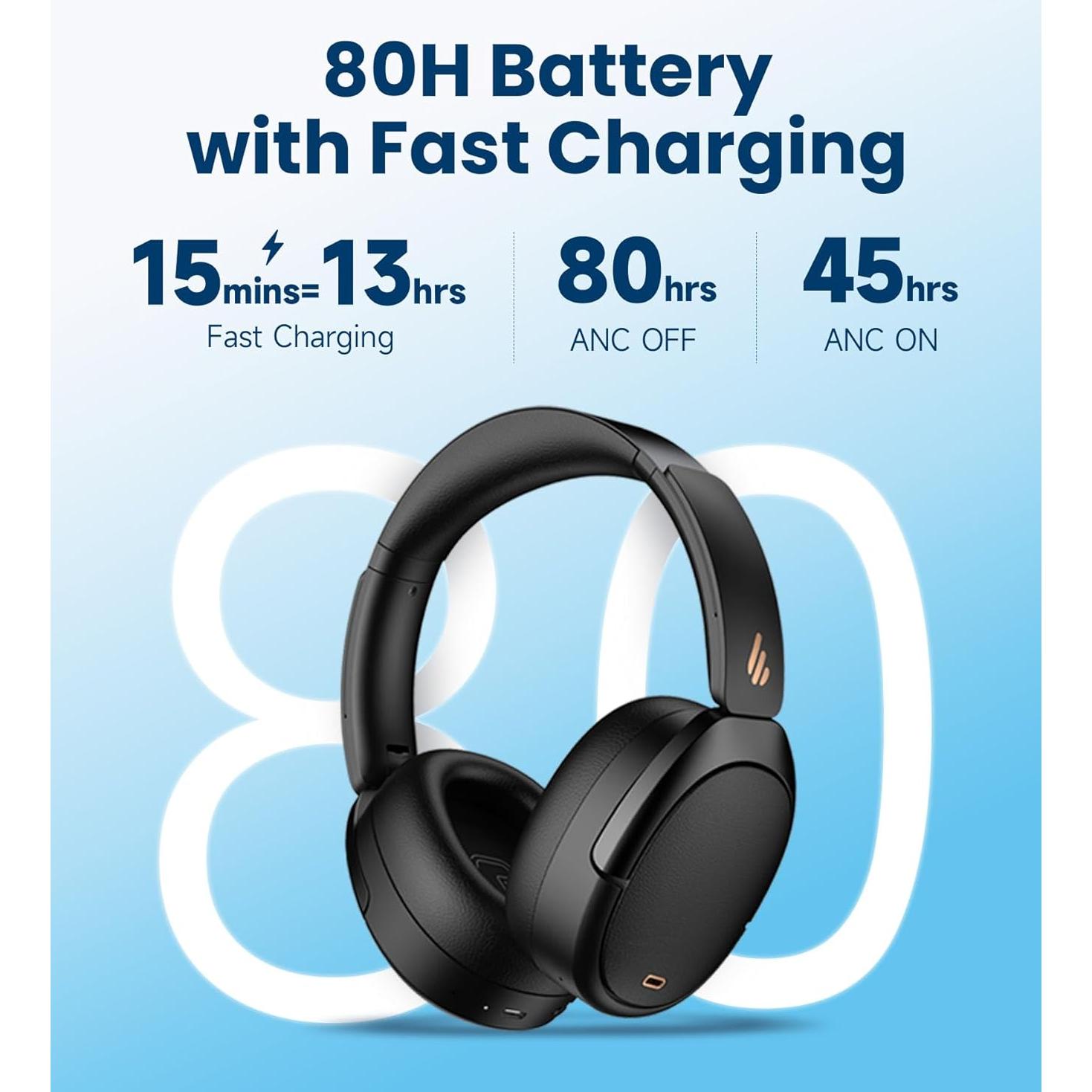 Auriculares Inalámbricos Edifier WH950NB Gen 2 con ANC 80H