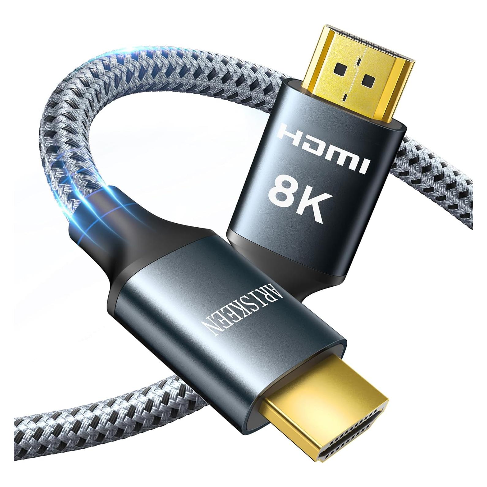 Cable HDMI 8K ARISKEEN 15.24m 48Gbps Alta Velocidad