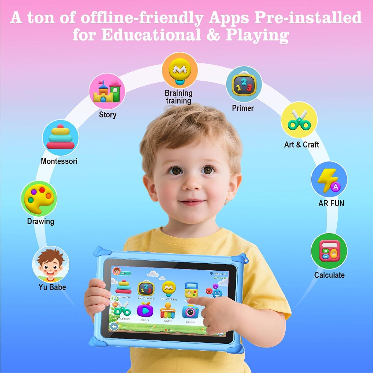 Tableta para Niños Trayoo KIDS710 7" 32GB WiFi Control Parental