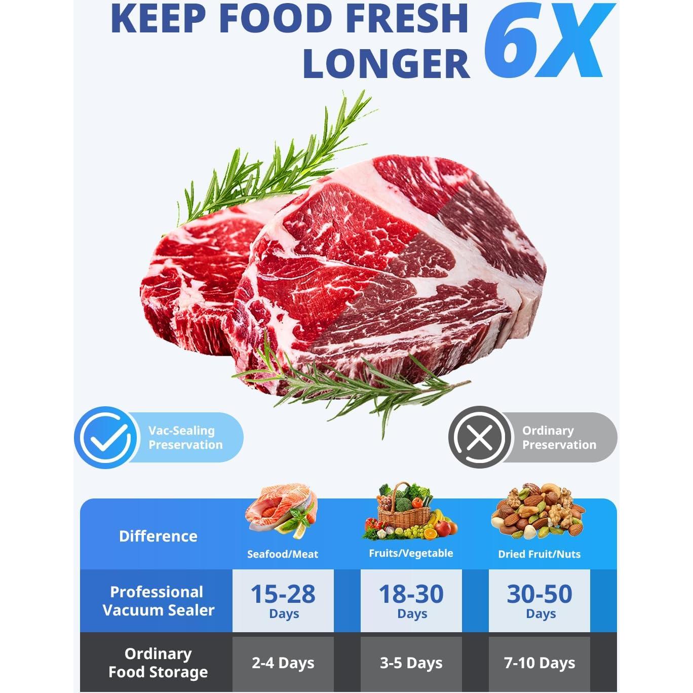 Sellador de Vacío AIRMSEN + Contenedor 1.4L + 11 Bolsas Reutilizables