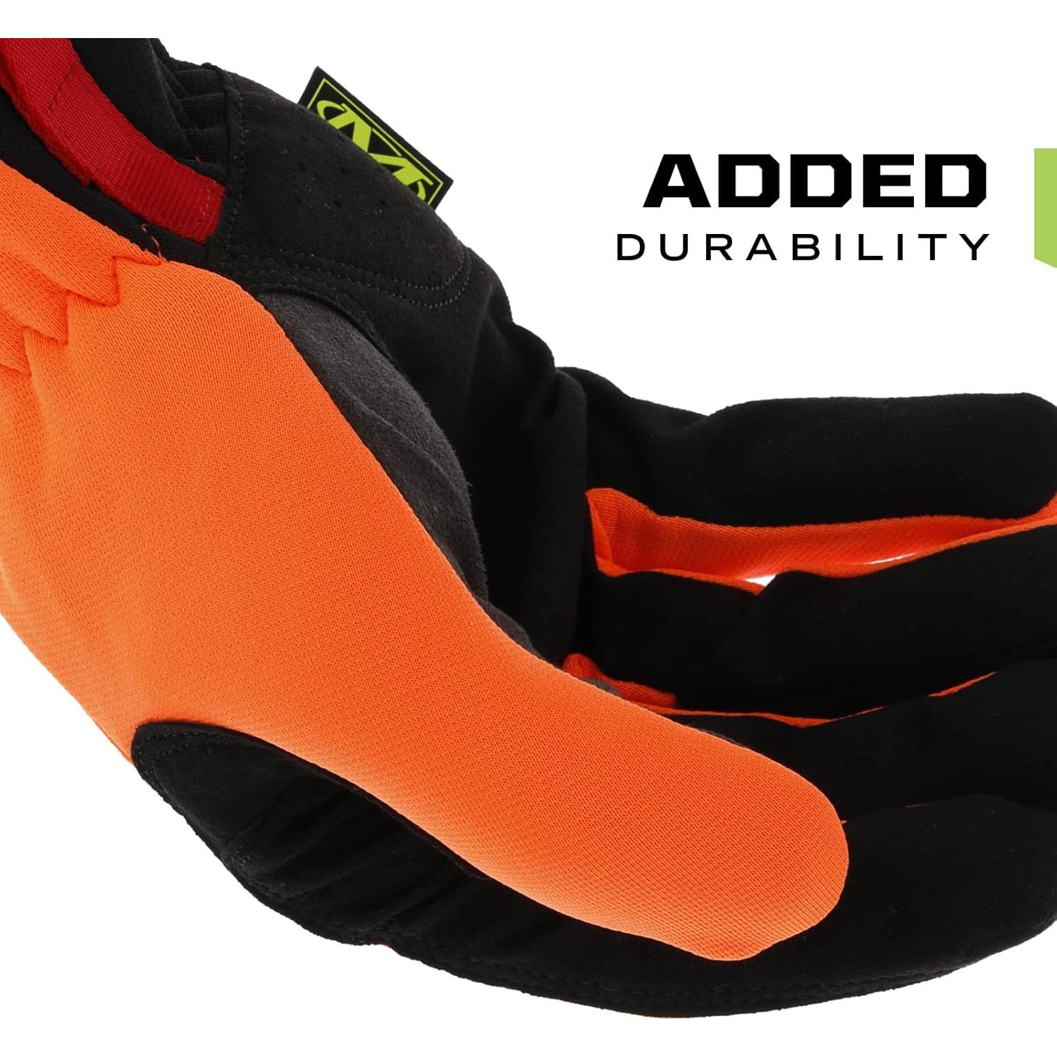 Guantes Hi-Viz FastFit Mechanix Wear X-Large Naranja