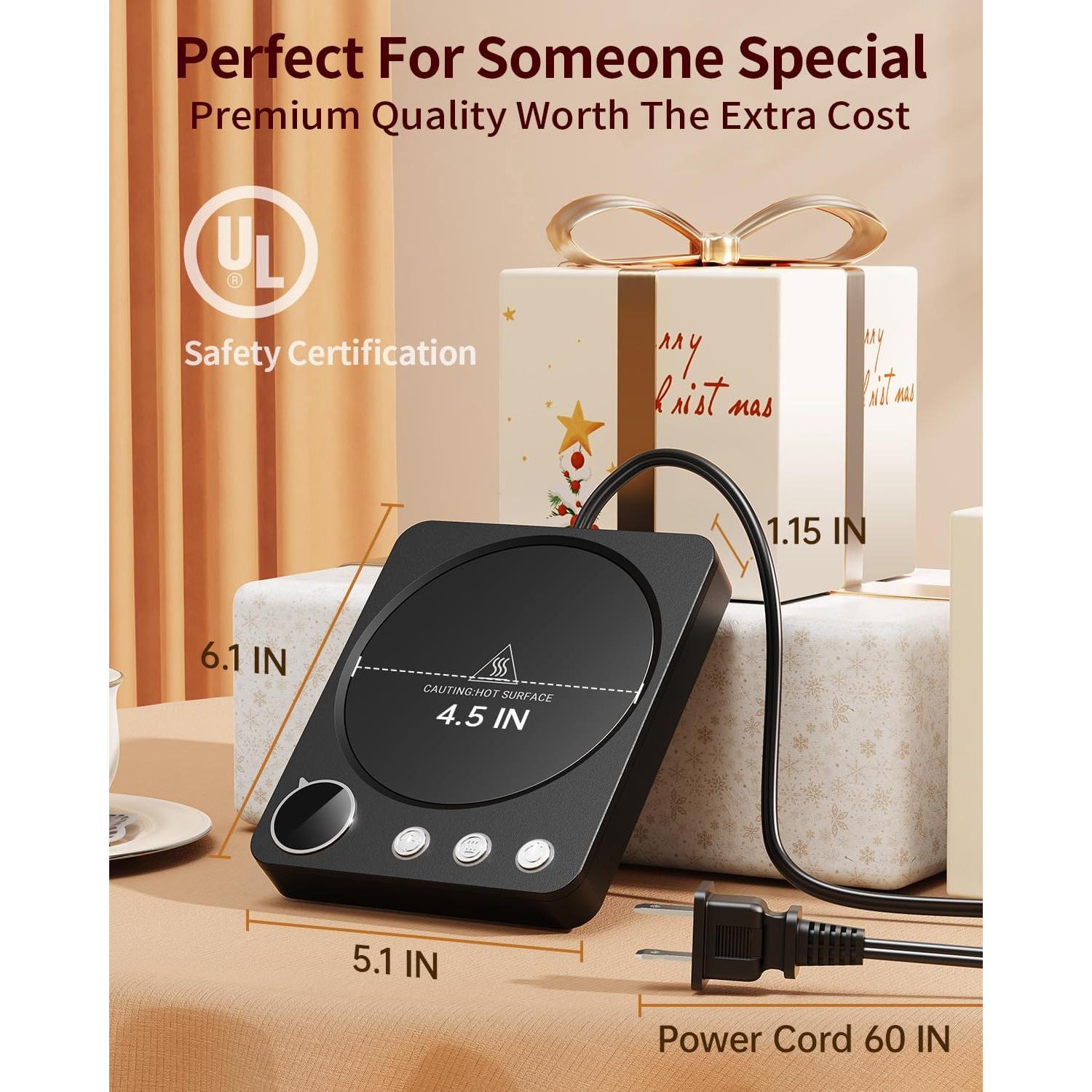 Calentador de Tazas SWEETFULL 36W con Pantalla LCD y Temporizador