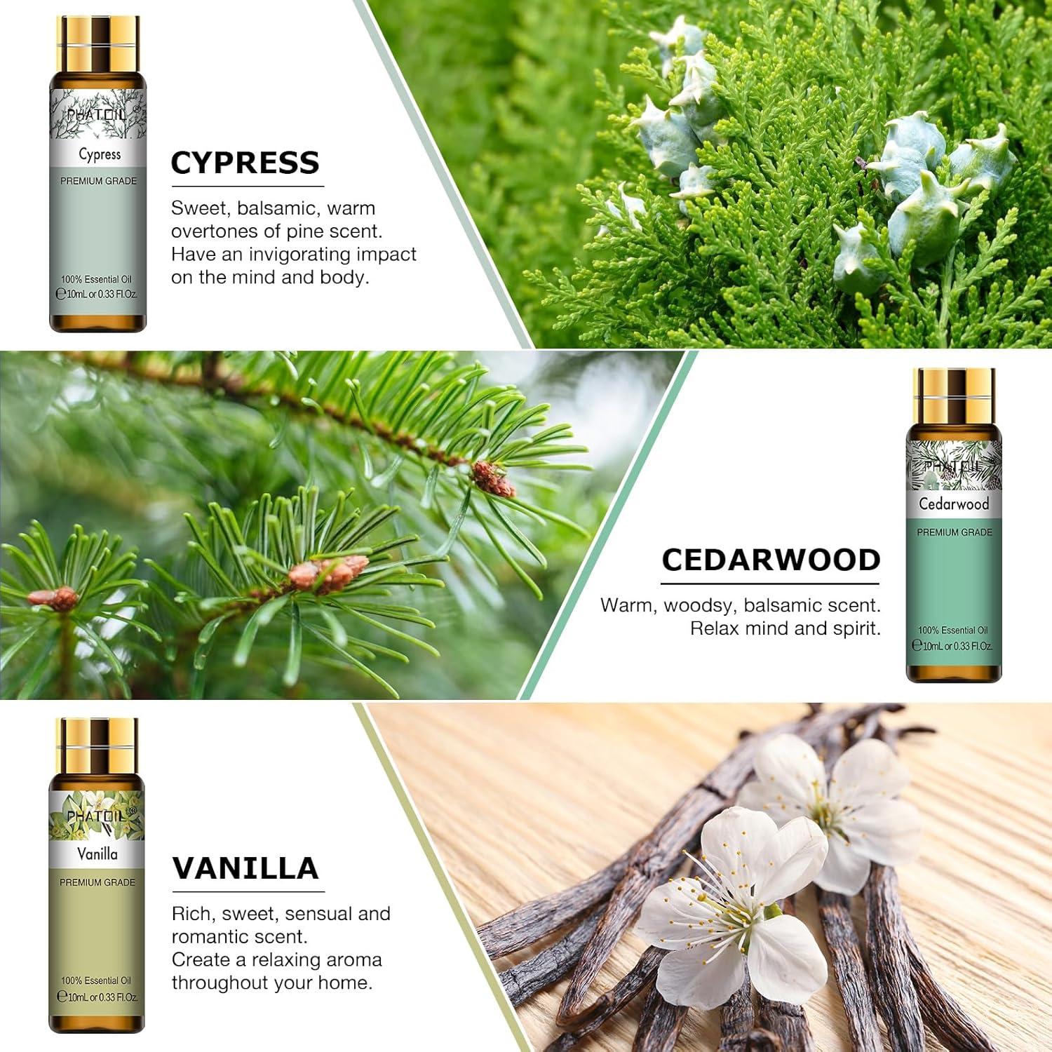 Conjunto de Aceites Esenciales PHATOIL 9x10ml Aromaterapia