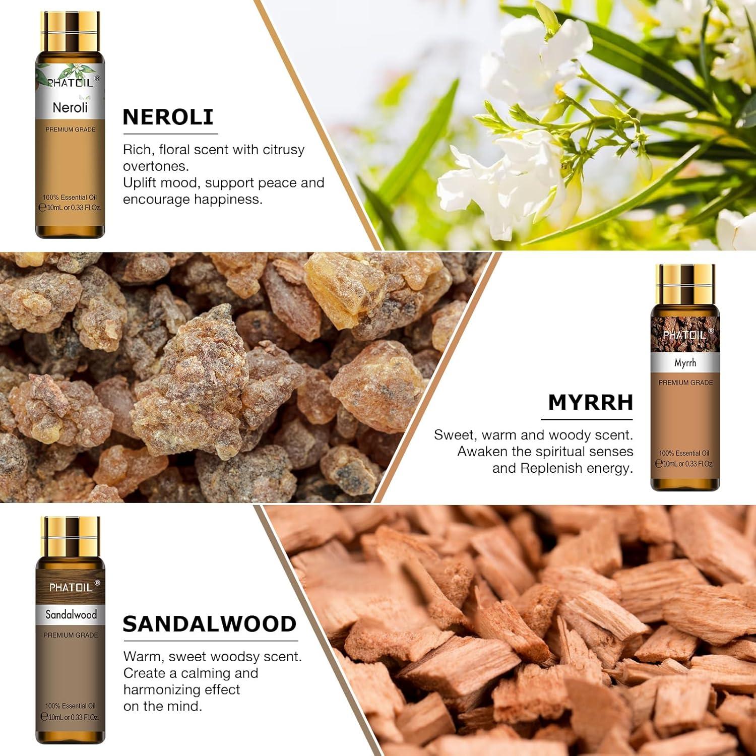 Conjunto de Aceites Esenciales PHATOIL 9x10ml Aromaterapia