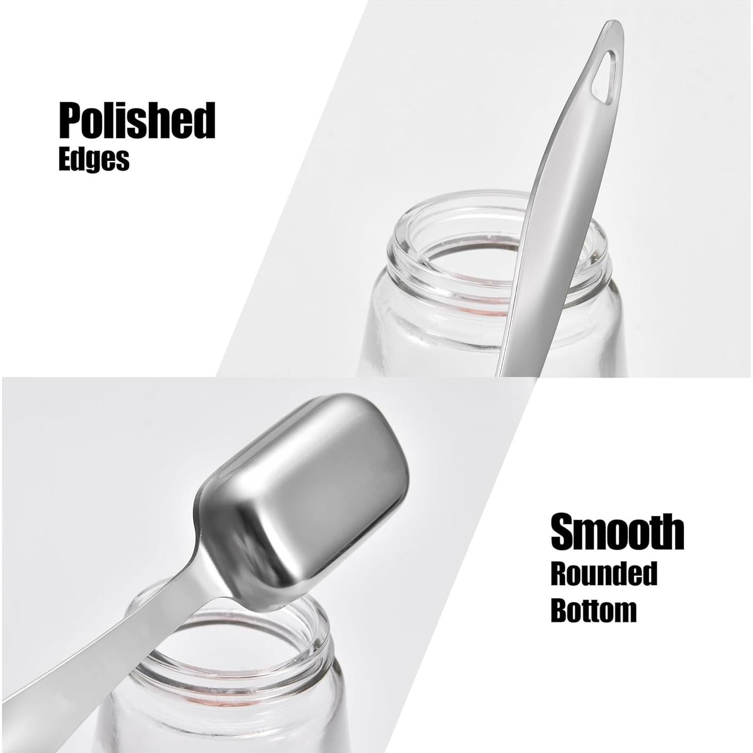 Juego de Cucharas Medidoras Acero Inoxidable Doosu 6 Piezas