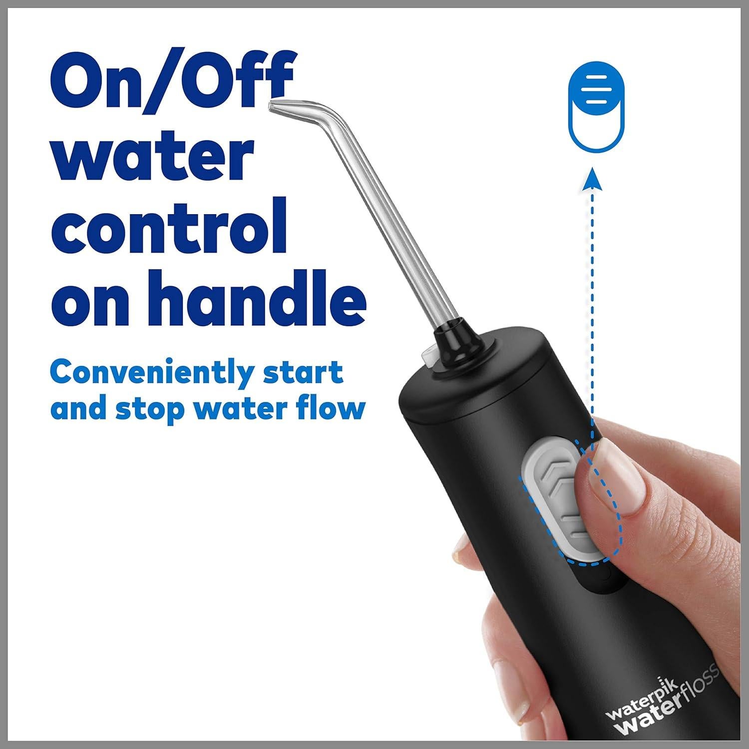 Hilo Dental Portátil Waterpik Cordless Express Negro WF-02
