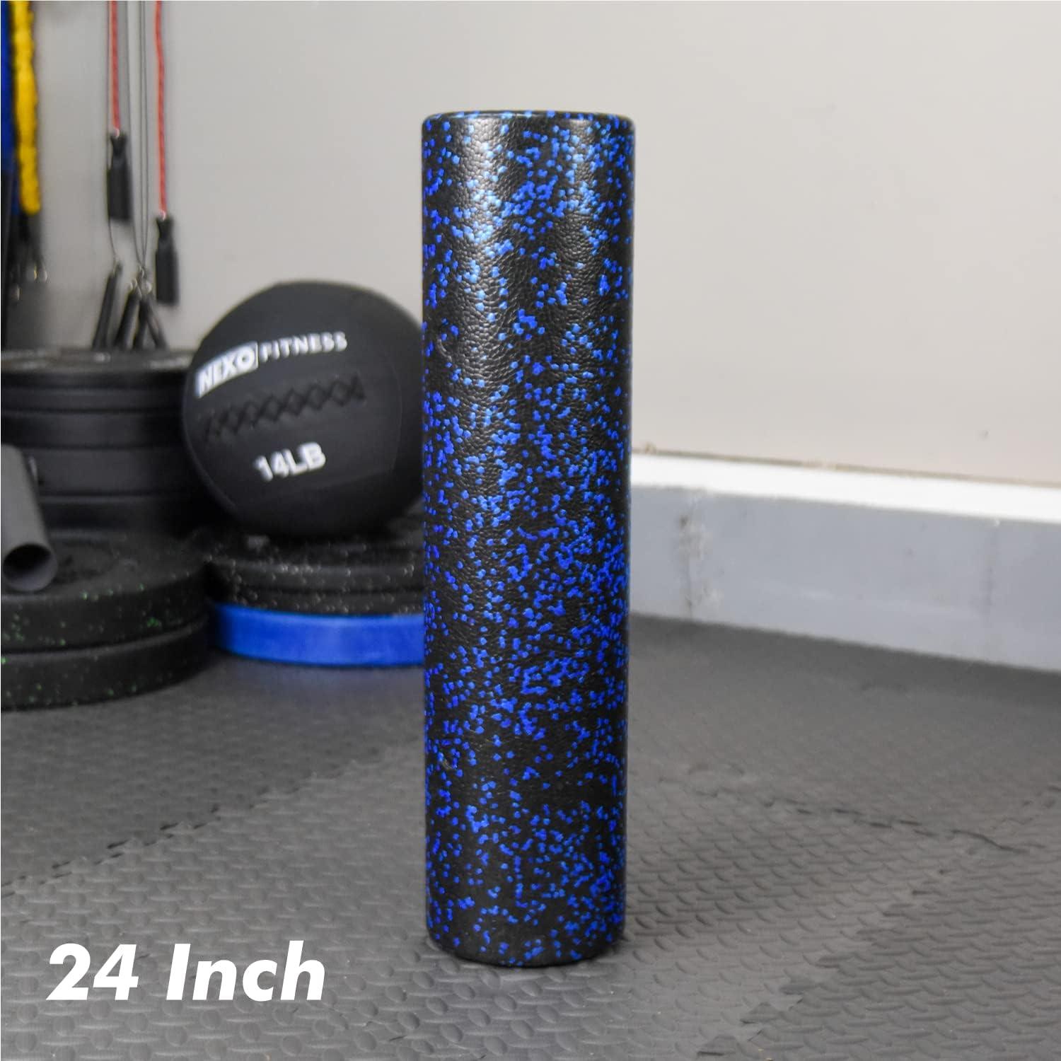 Rodillo de Espuma NEXO Fitness 60.96 cm Alta Densidad Azul