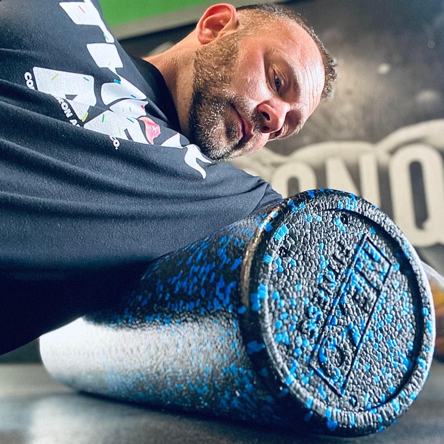 Rodillo de Espuma NEXO Fitness 60.96 cm Alta Densidad Azul