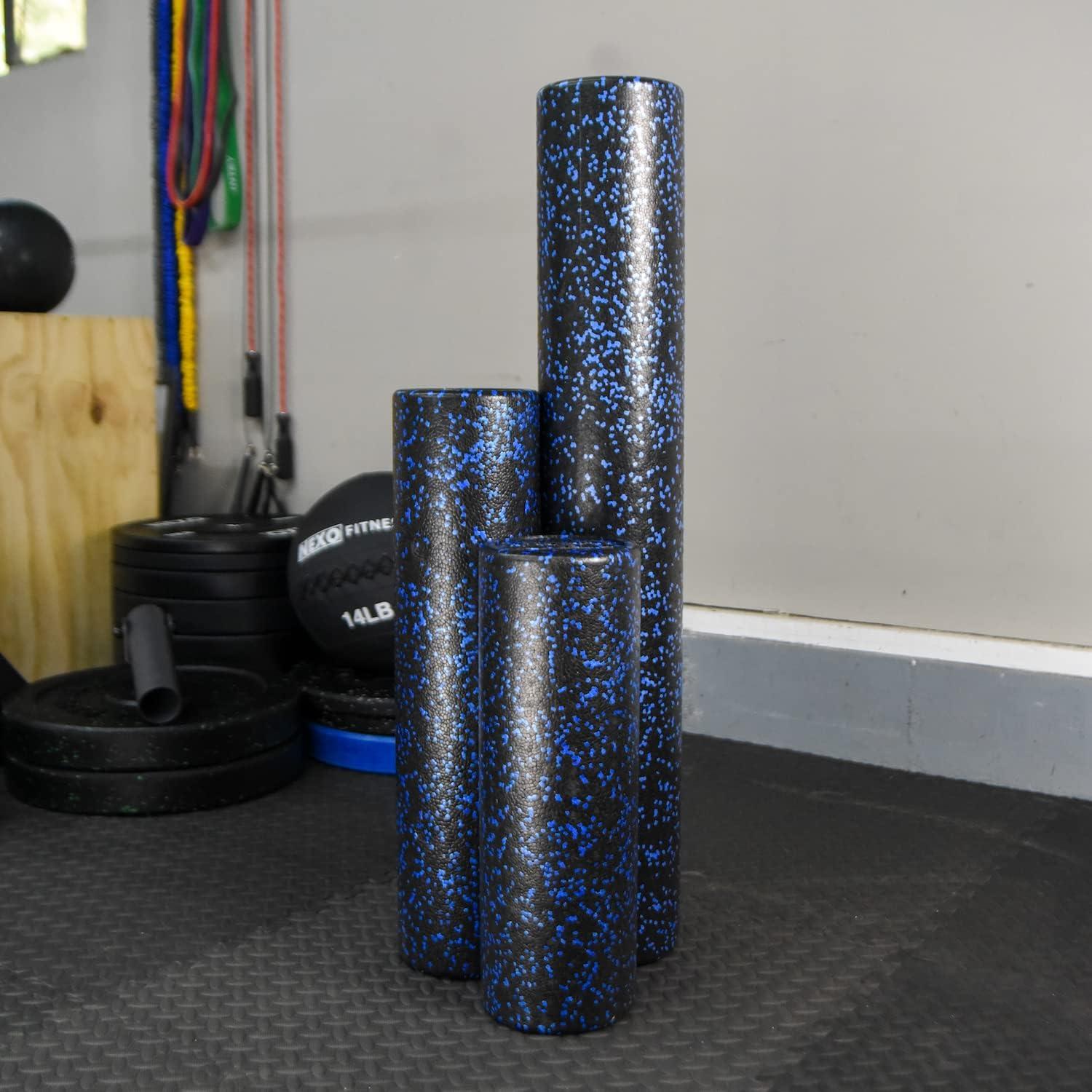 Rodillo de Espuma NEXO Fitness 60.96 cm Alta Densidad Azul