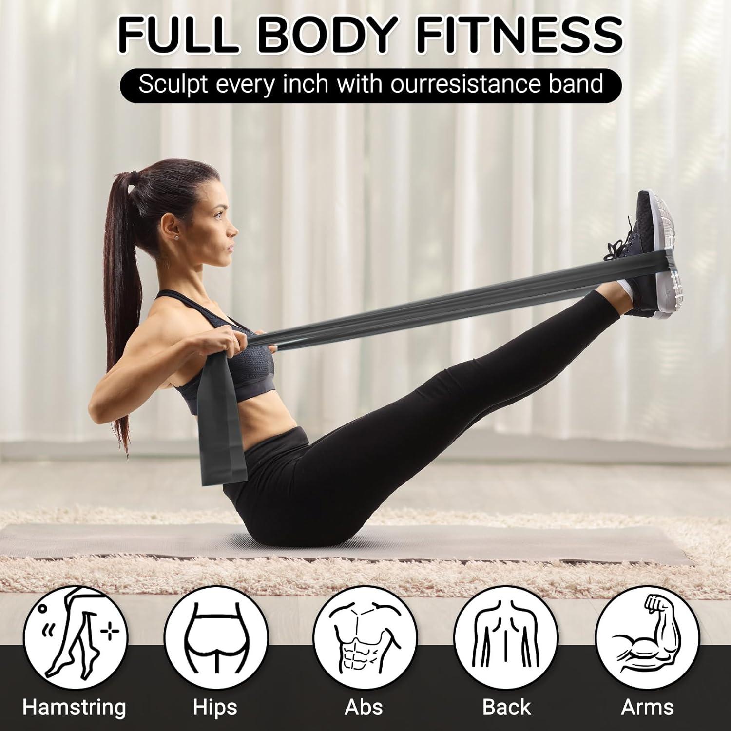 Conjunto de Anillos de Pilates TOPZGLEEY - 35.56 cm, 5 Bandas, Mini Pelota