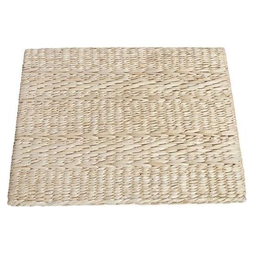 Cojín de Tatami Japonés HUAWELL Beige 45x40 cm Hecho a Mano