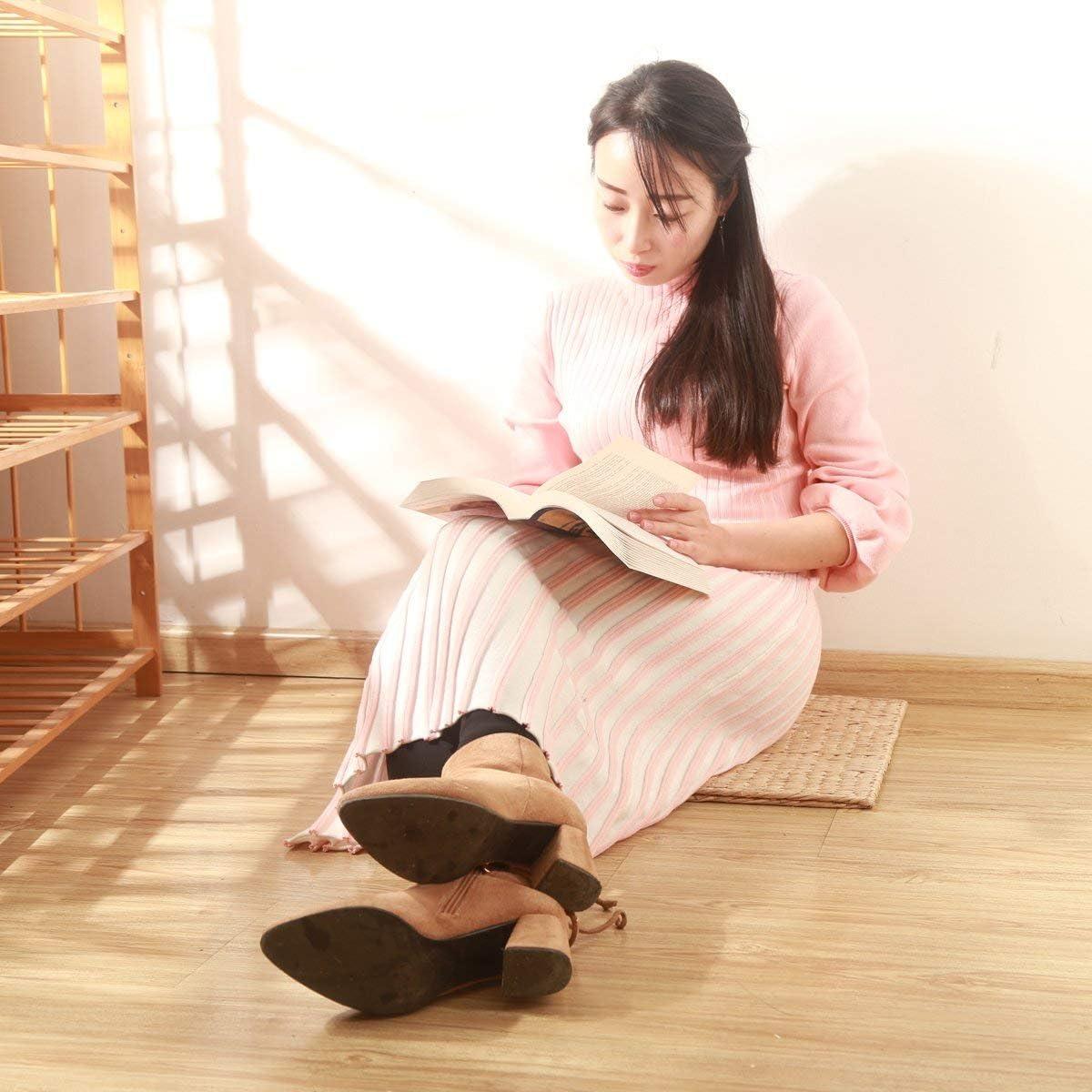 Cojín de Tatami Japonés HUAWELL Beige 45x40 cm Hecho a Mano