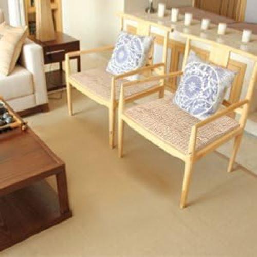 Cojín de Tatami Japonés HUAWELL Beige 45x40 cm Hecho a Mano