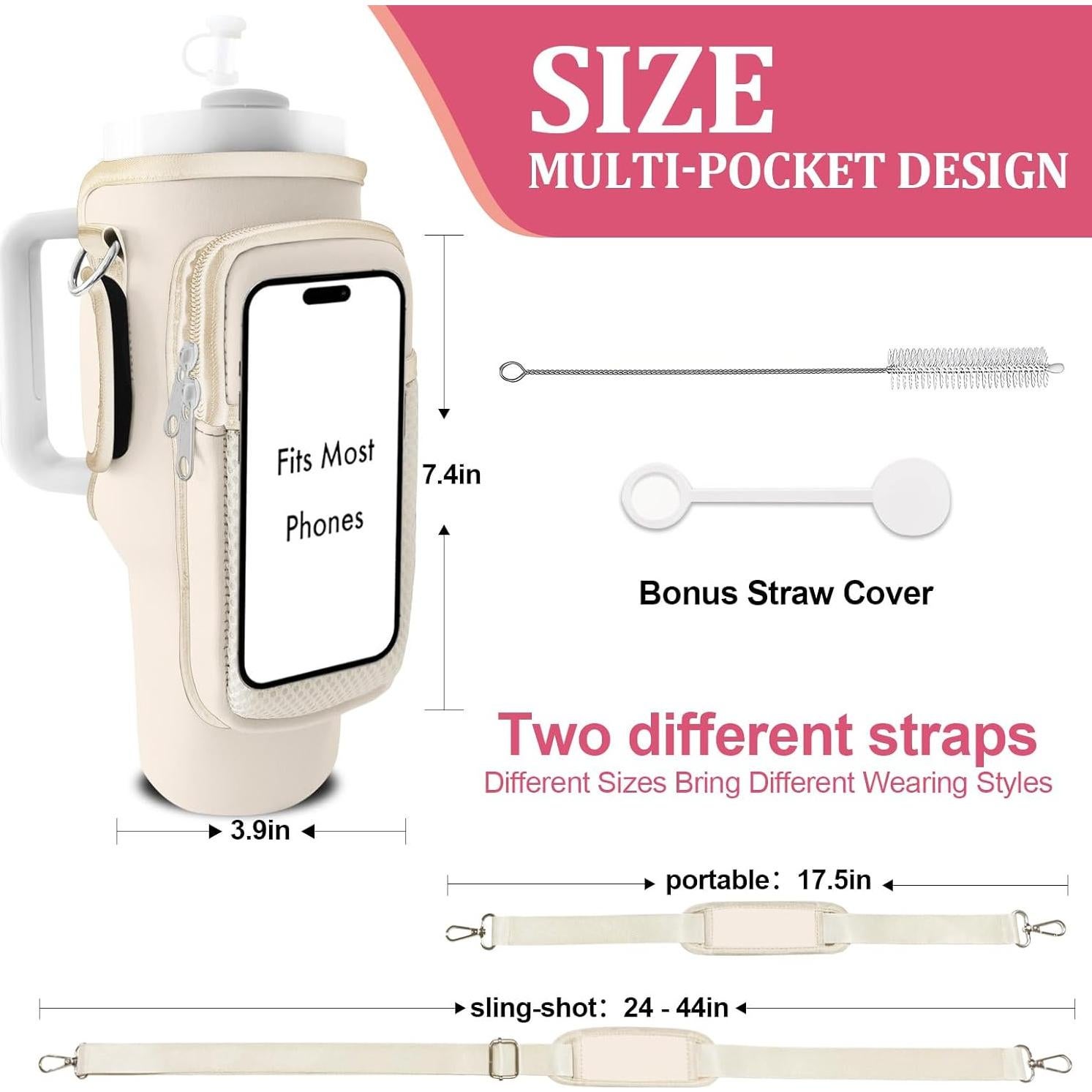 Bolsa Portabotellas Stanley LAOTANGJIA para Botellas 30-40oz