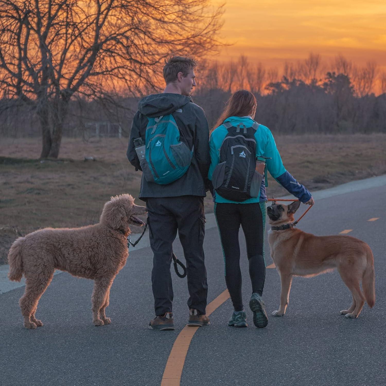 Mochila de Senderismo Plegable G4Free 16L Negra Ligera