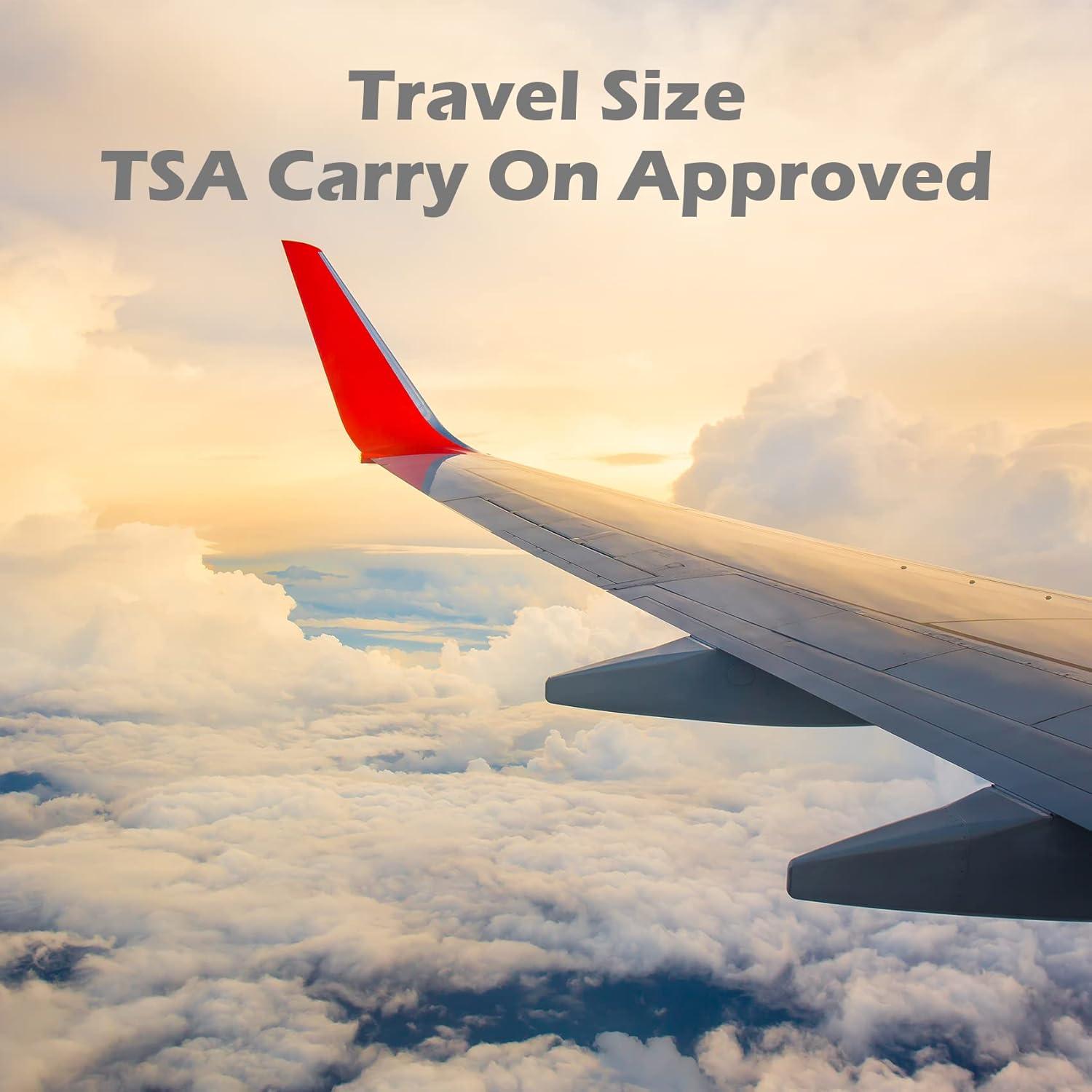 Bolsas de Viaje Refill TailaiMei 12 Piezas 50ml Aprobadas TSA