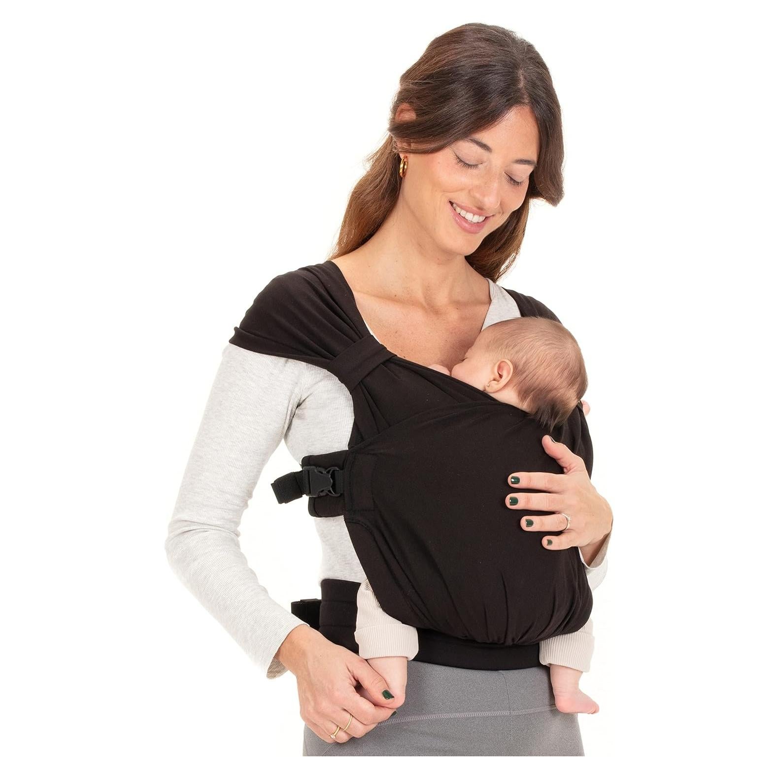 Portabebés Boba Bliss Negro para Recién Nacidos 3-16 kg