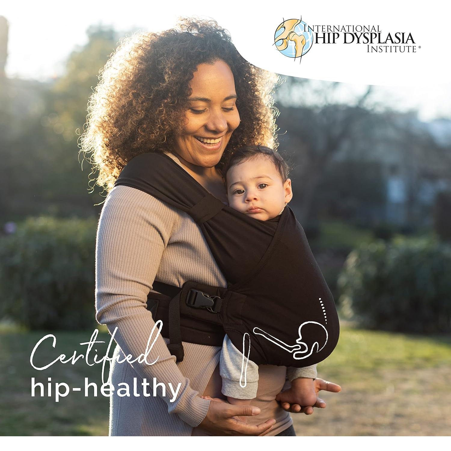 Portabebés Boba Bliss Negro para Recién Nacidos 3-16 kg