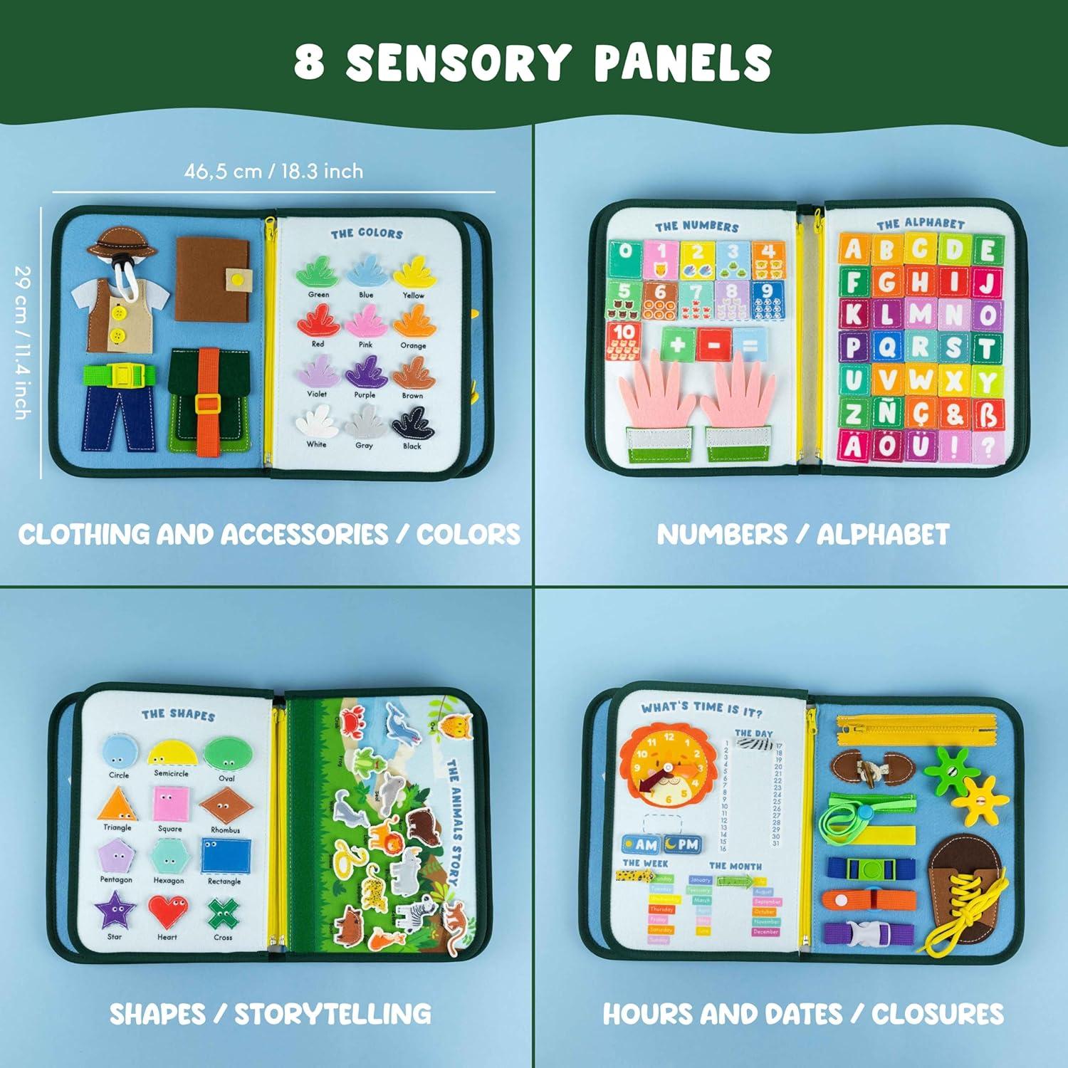 Tablero Ocupado Montessori Garcon Elite 22.8x30.1 cm 0-3 años