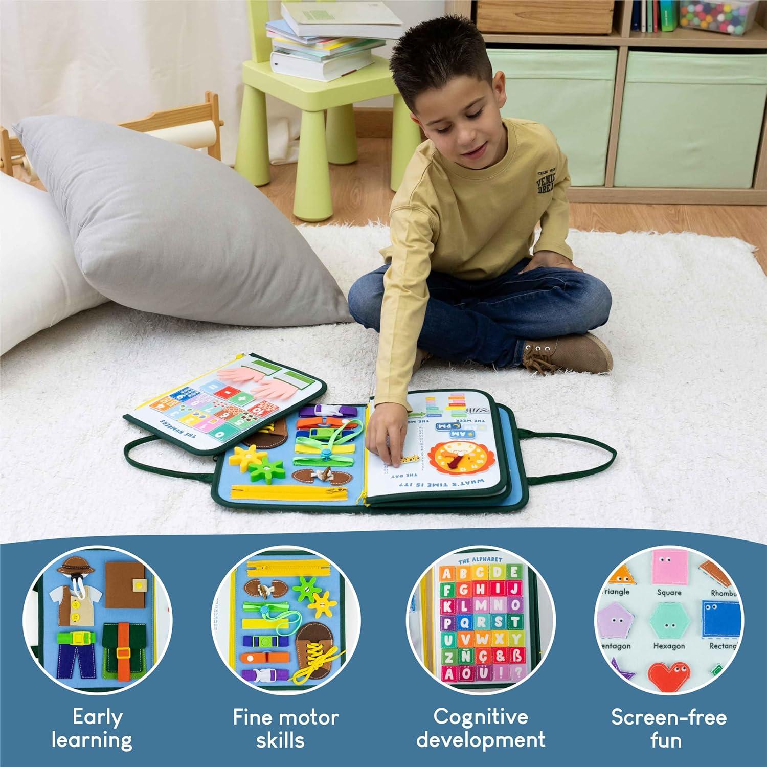 Tablero Ocupado Montessori Garcon Elite 22.8x30.1 cm 0-3 años