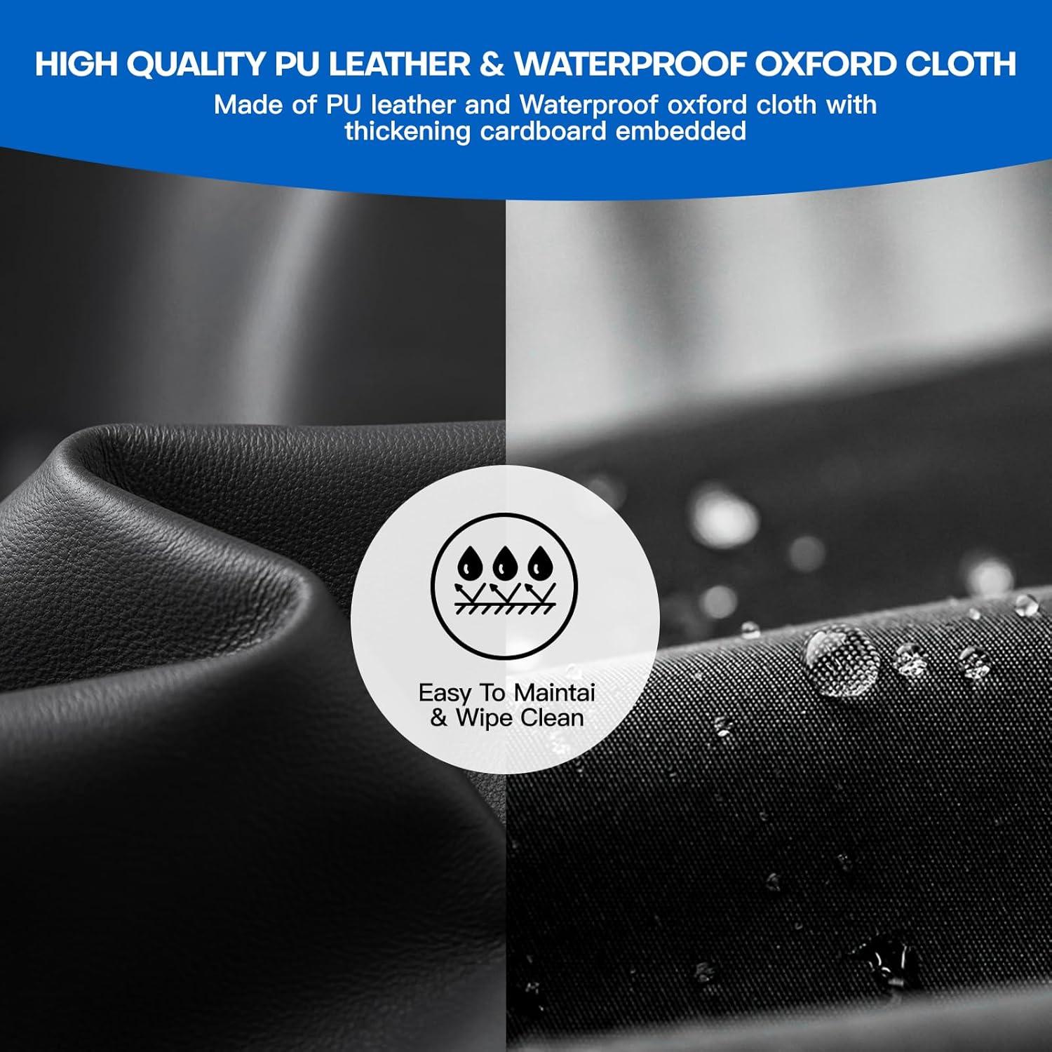 Organizador de Asiento de Coche WHHMK Negro 13 Compartimentos