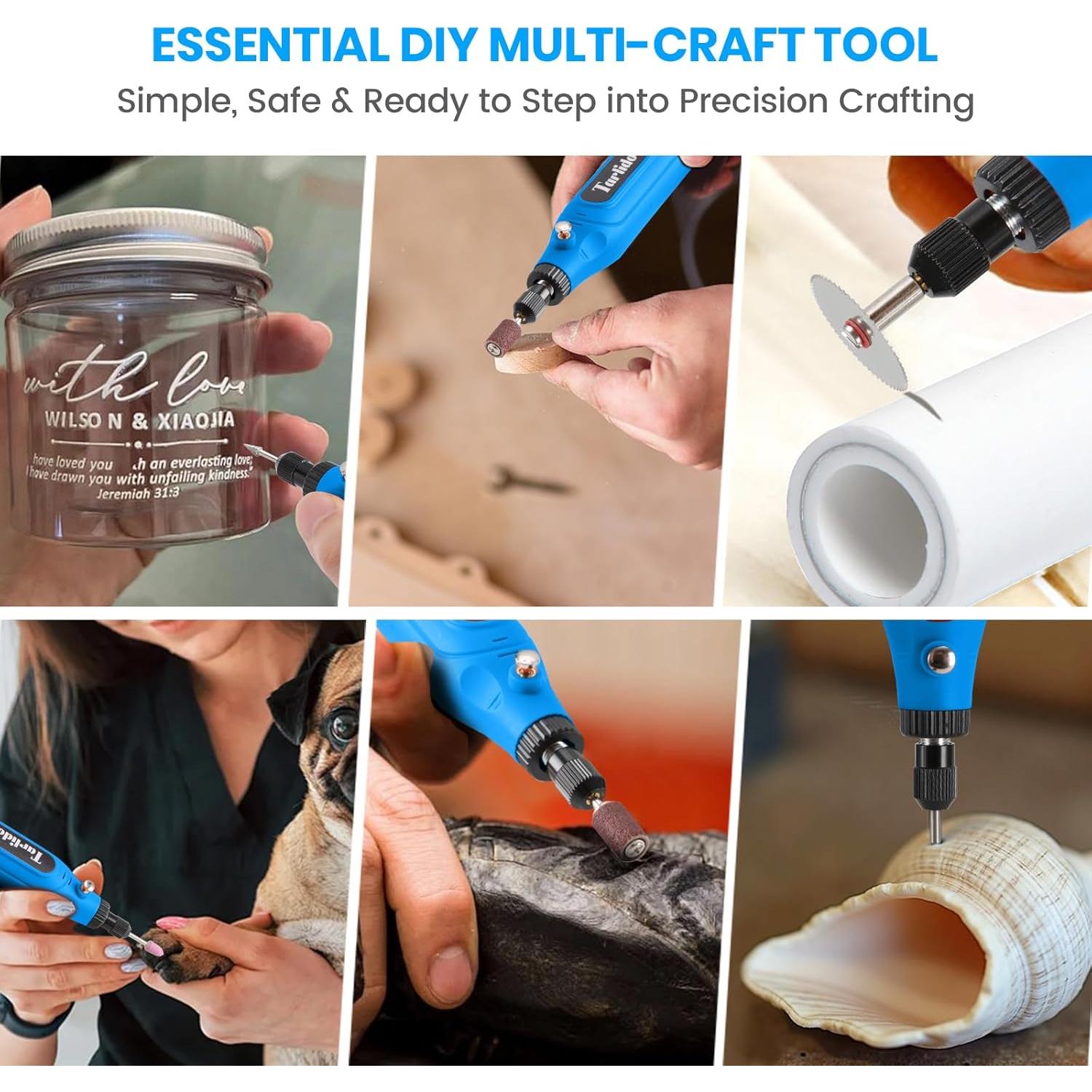 Herramienta Rotativa Inalámbrica Tarlido 4V 5 Velocidades 31 Acc.