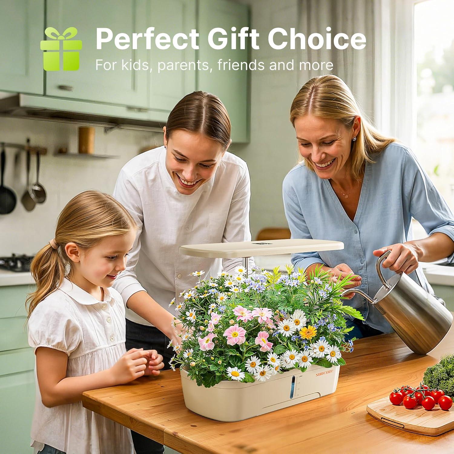 Sistema de Cultivo Hidropónico SUNCOZE Kit 12 Cápsulas 4L