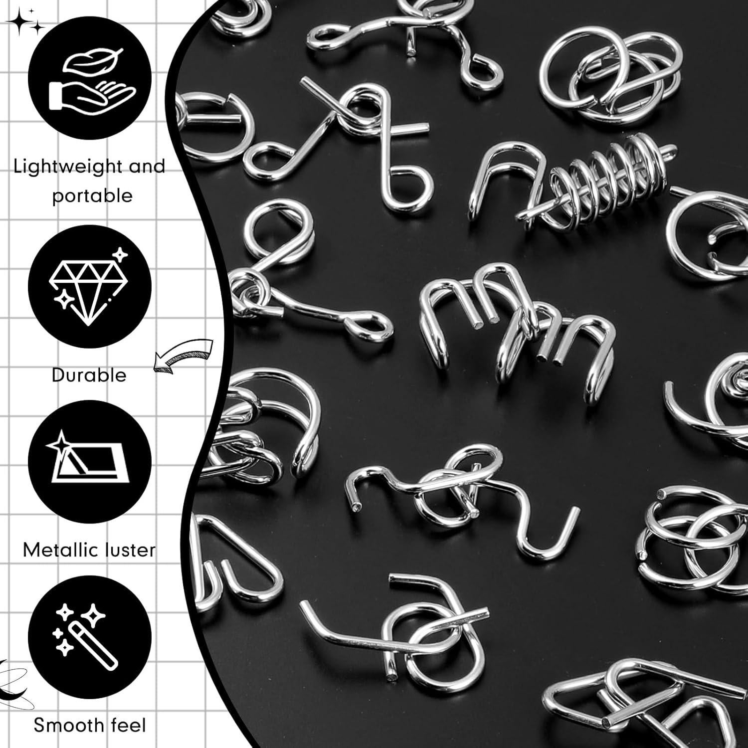 Rompecabezas de Metal Yilloog 36 Piezas para Adultos - IQ