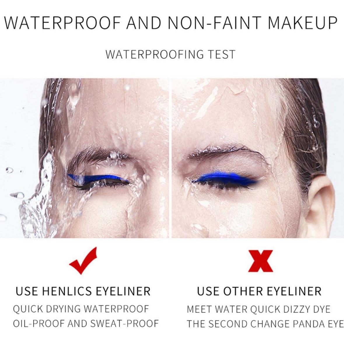 Eyeliner Líquido a Prueba de Agua ONarisae Negro 13.92cm