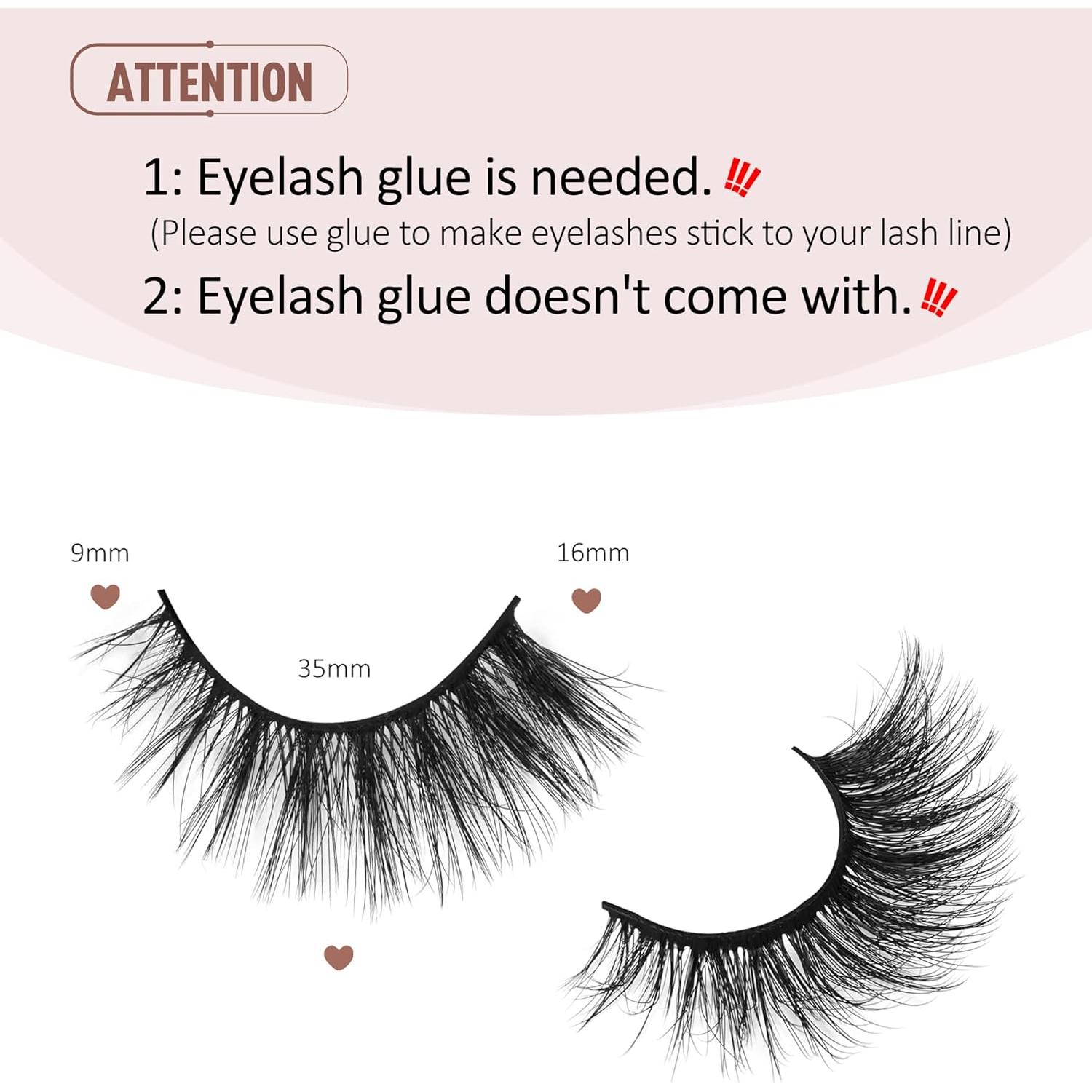 Pestañas Falsas Onlyall A04 16MM Naturales Suaves