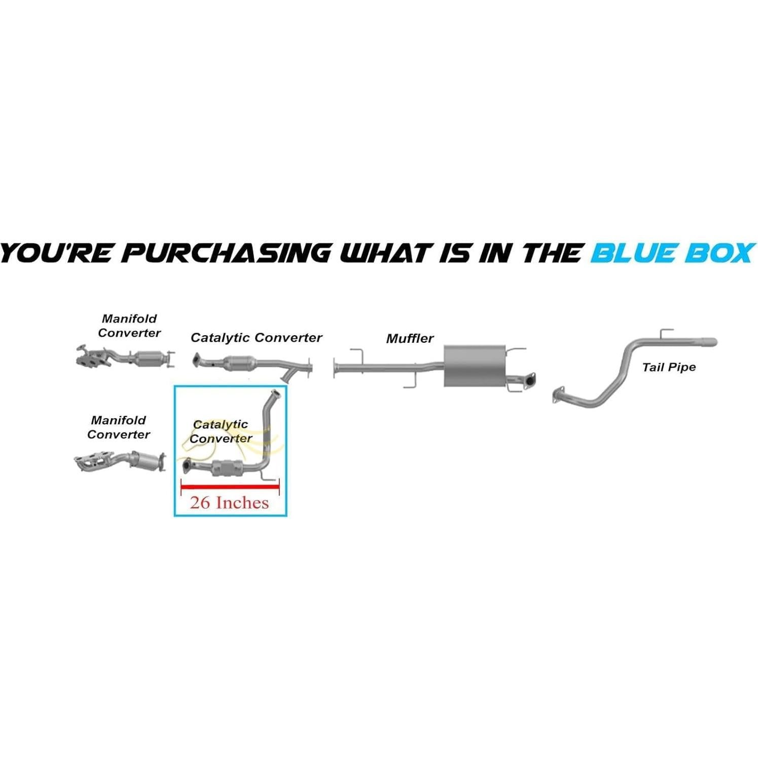 Catalizador EPA Escape del Noreste Toyota 4Runner 2010-2012