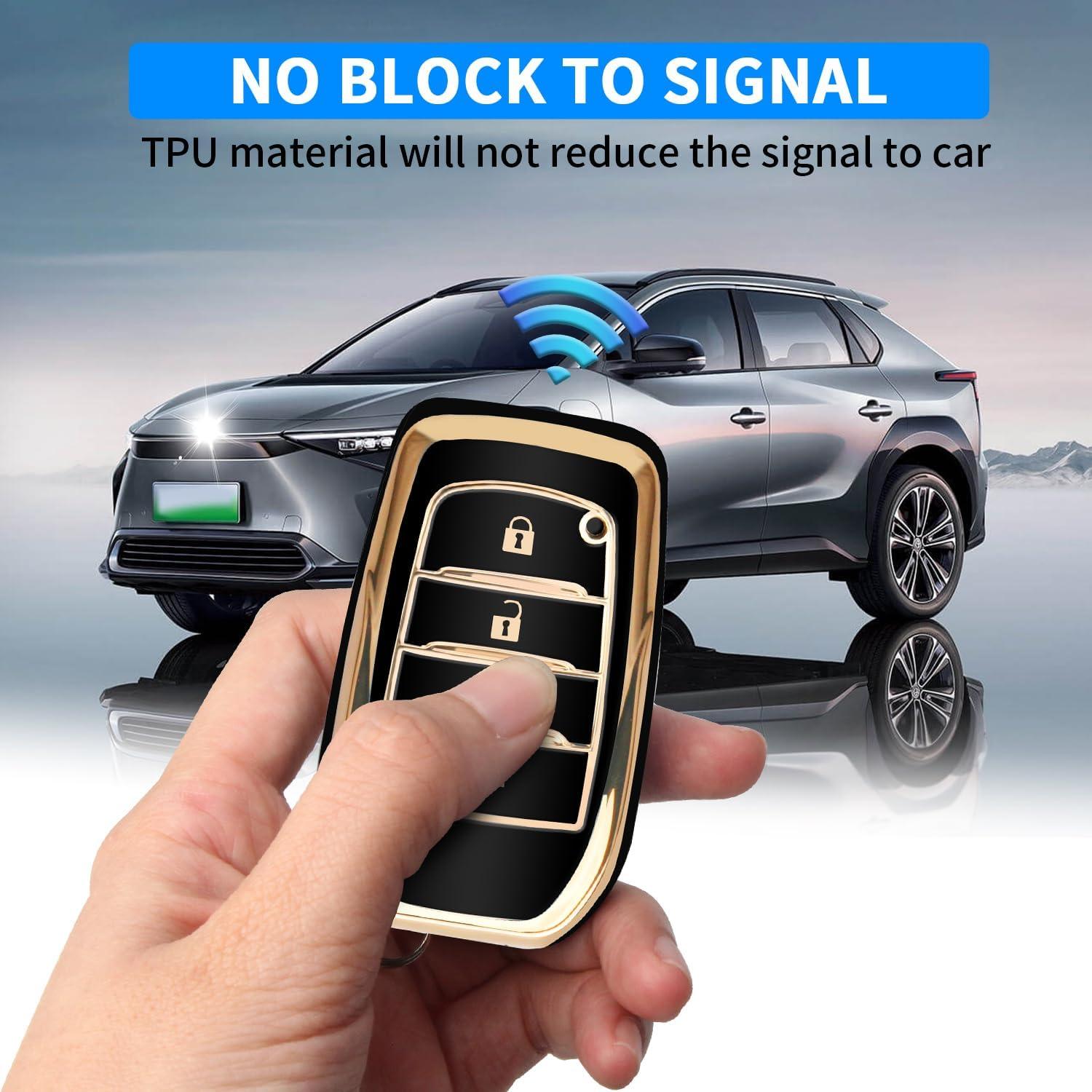 Funda de Llave Toyota QBUC G-Negro Compatible 2019-2024