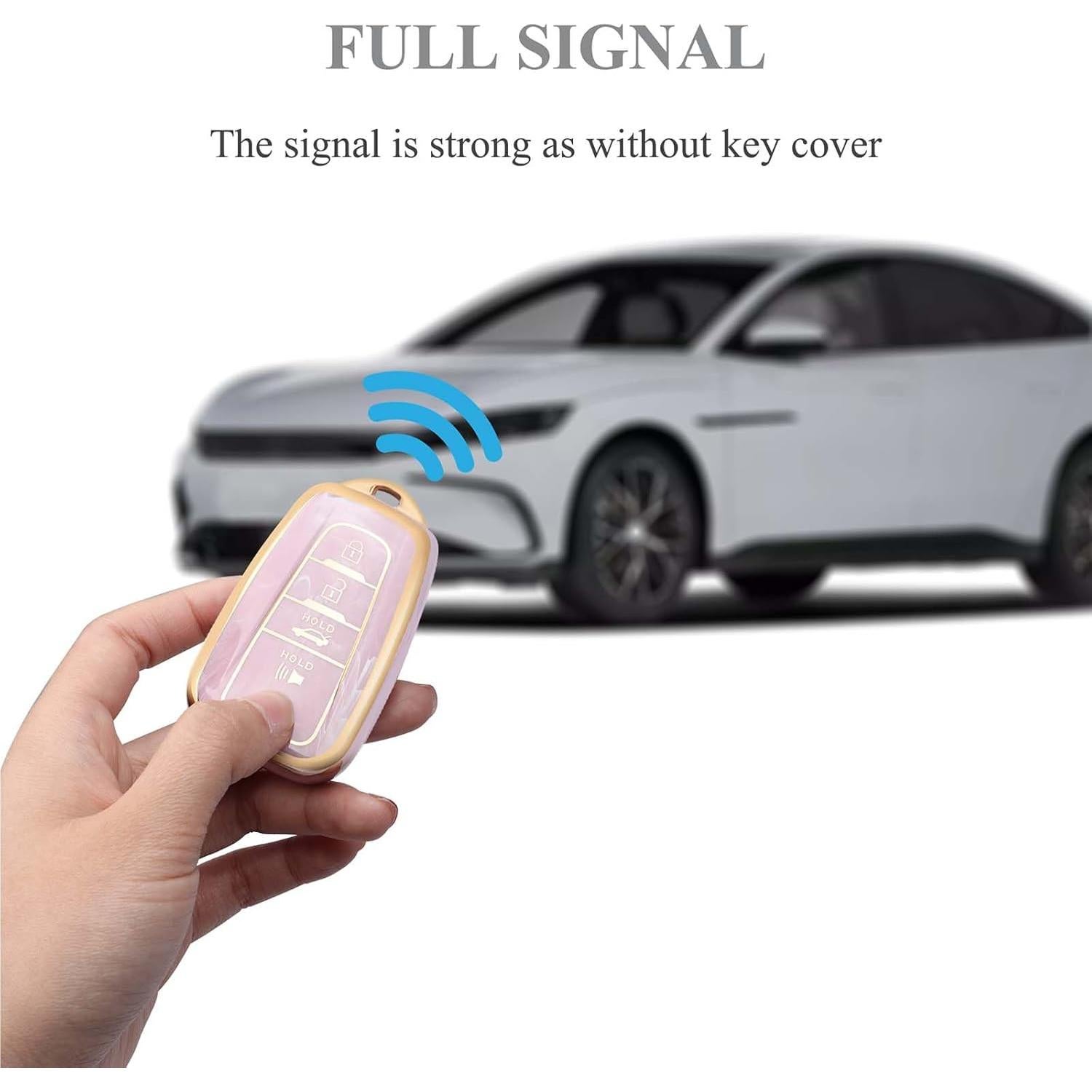 Cubierta de llavero Toyota 2009-2019 - Funda TPU 4 botones