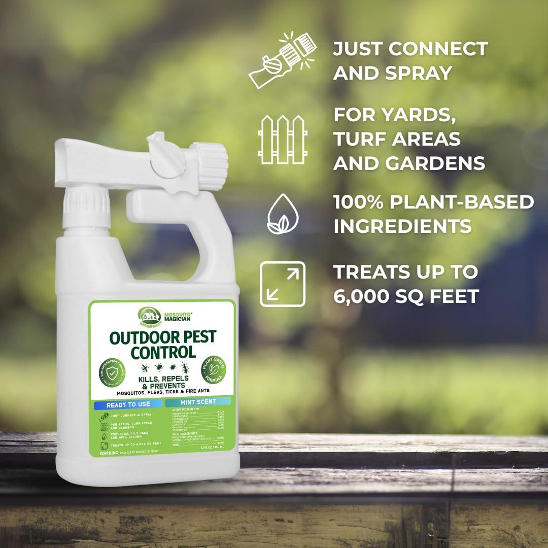 Pulverizador de Manguera Magician de Mosquitos 946 ml - Menta
