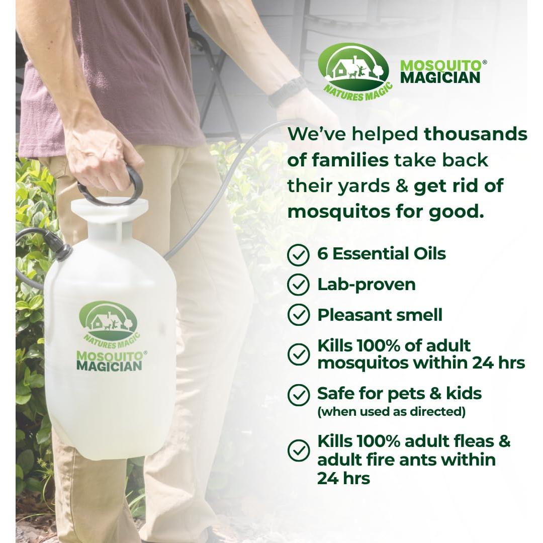 Pulverizador de Manguera Magician de Mosquitos 946 ml - Menta