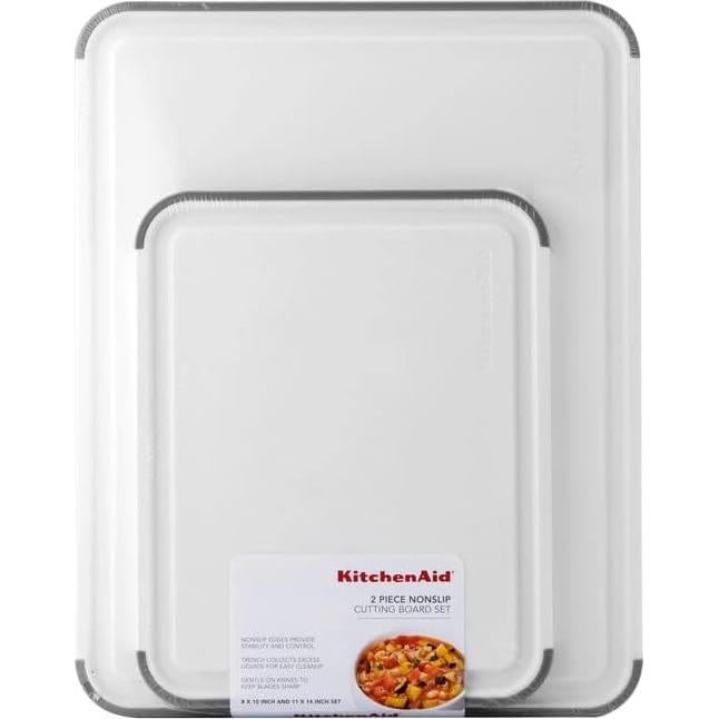 Juego de 2 Tablas de Cortar Antideslizantes KitchenAid 35.56x27.94cm