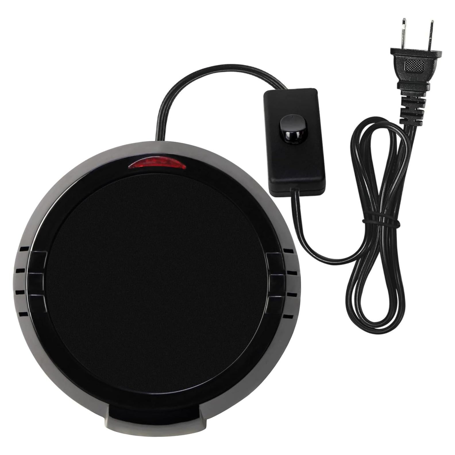 Calentador de Cera Dialan's CA0002CW Negro 17W para Vela y Bebidas