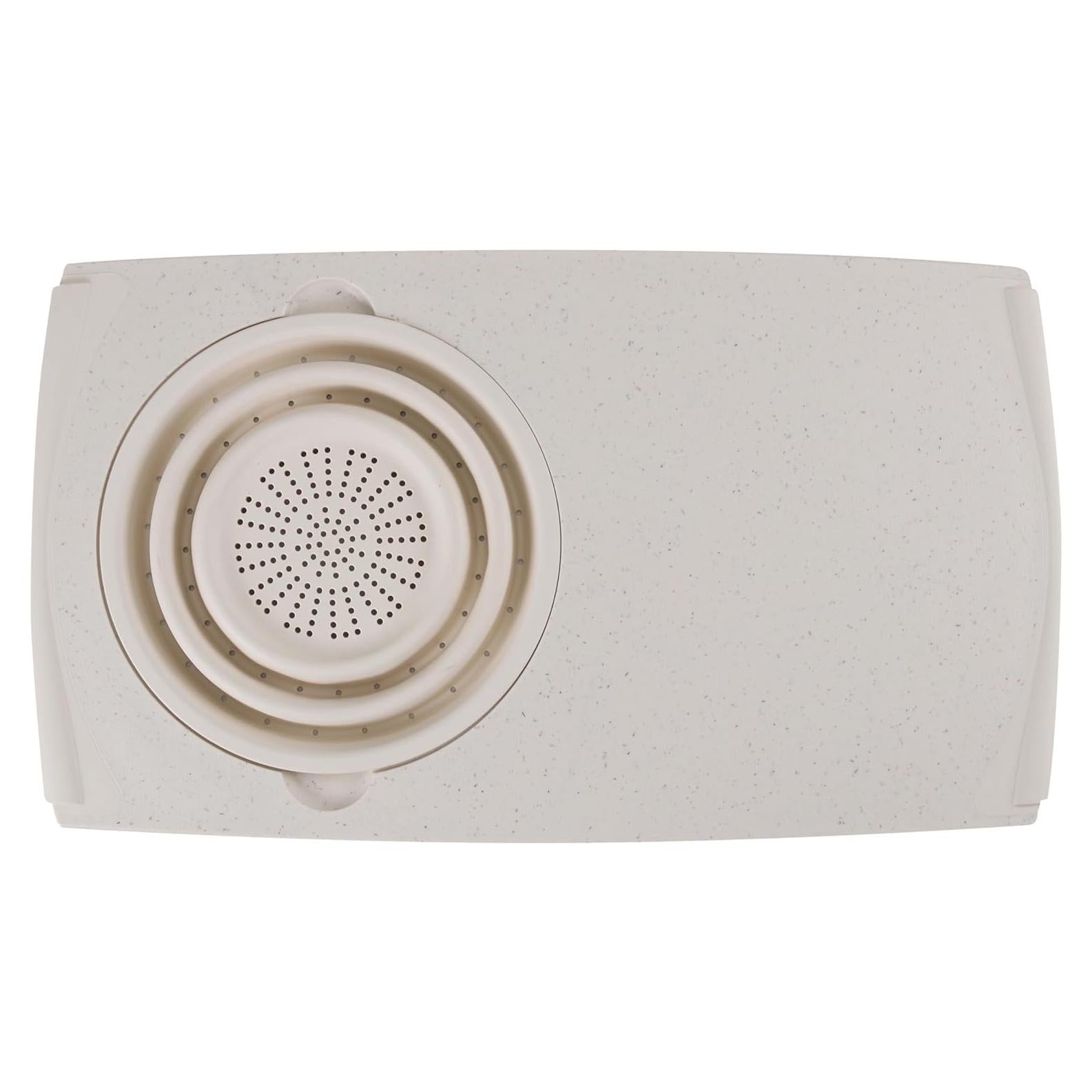 Tablero de Corte Dexas con Colador Plegable 50.8x29.2cm Crema
