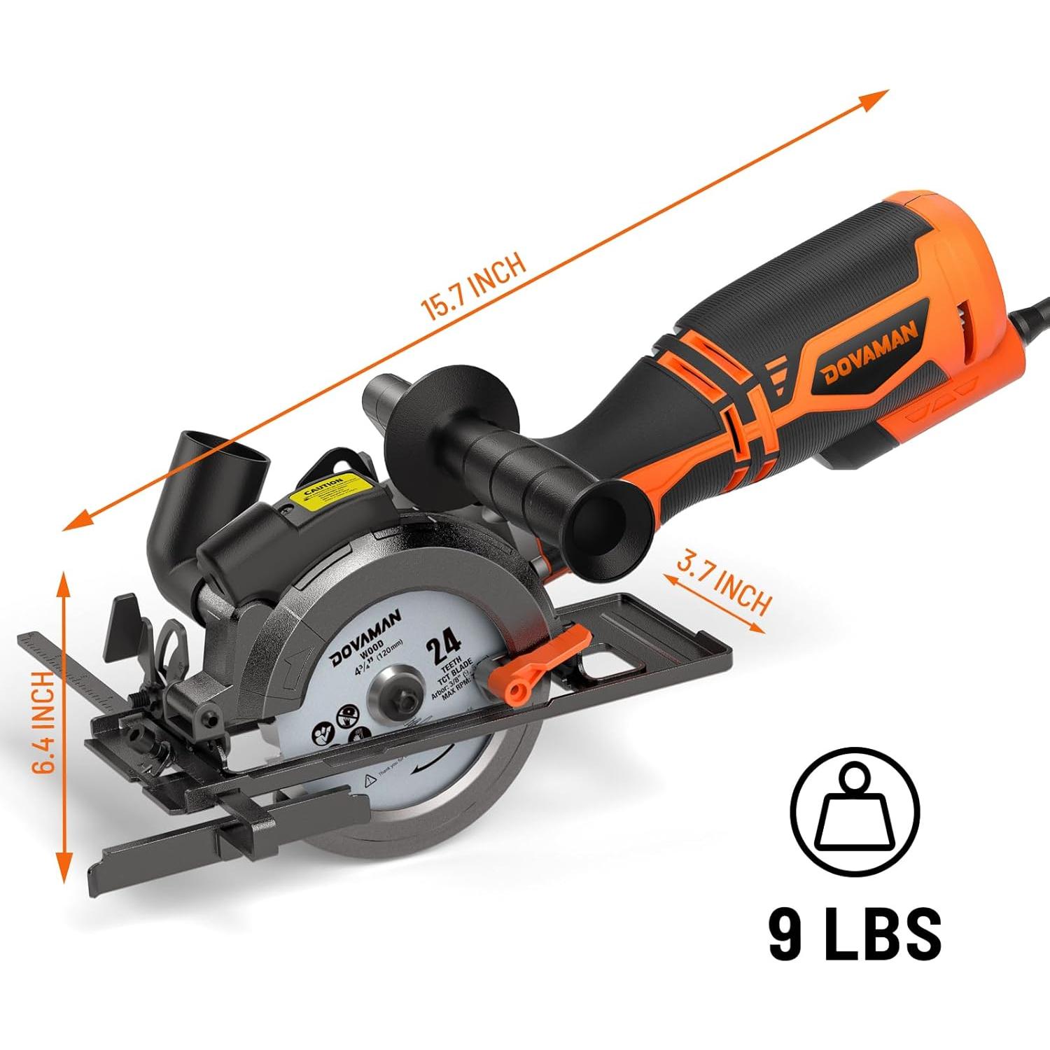 Sierra Circular DOVAMAN MCS01A 710W 6 Cuchillas Laser