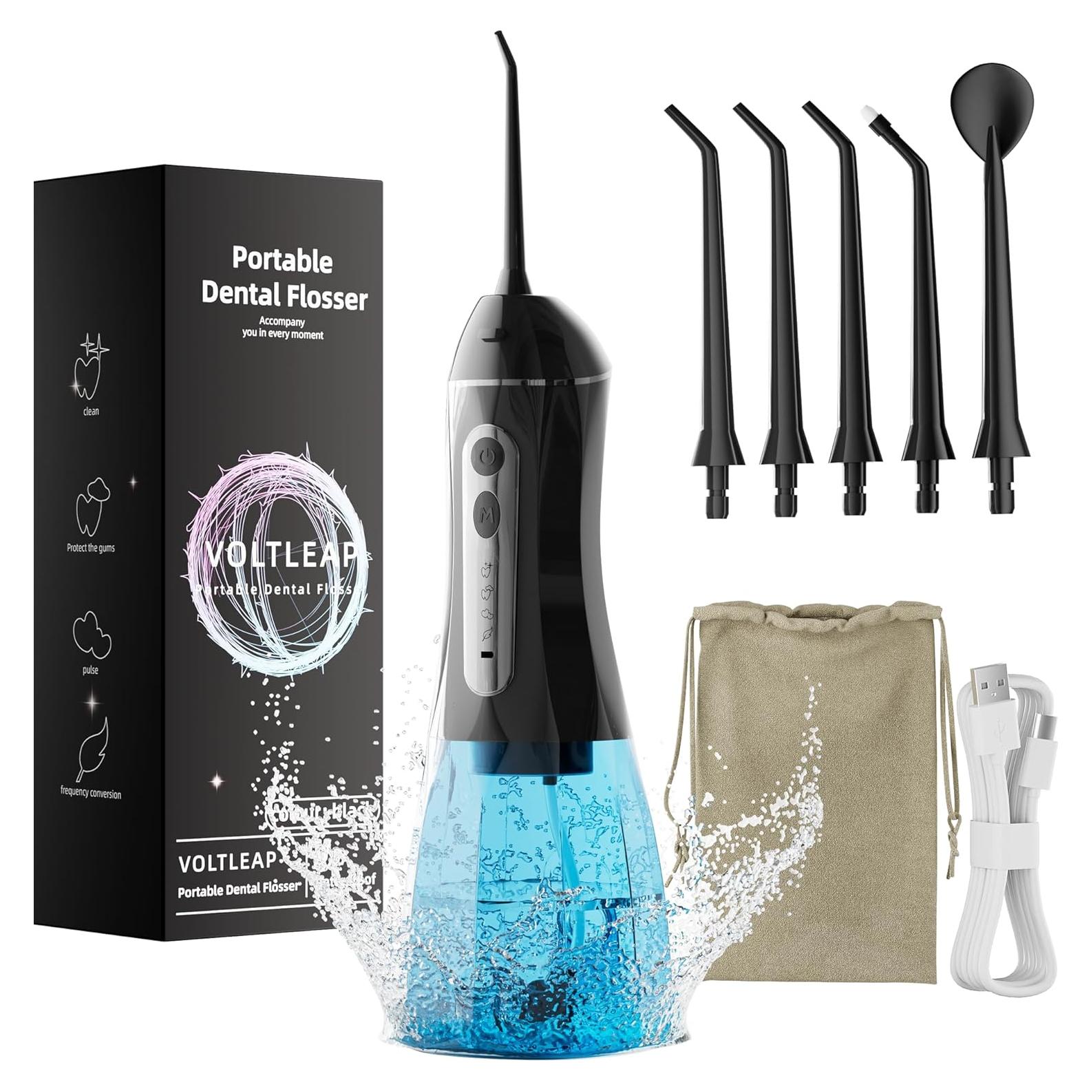 Hilo Dental de Agua VOLTLEAP C2 IPX7 320ml Negro