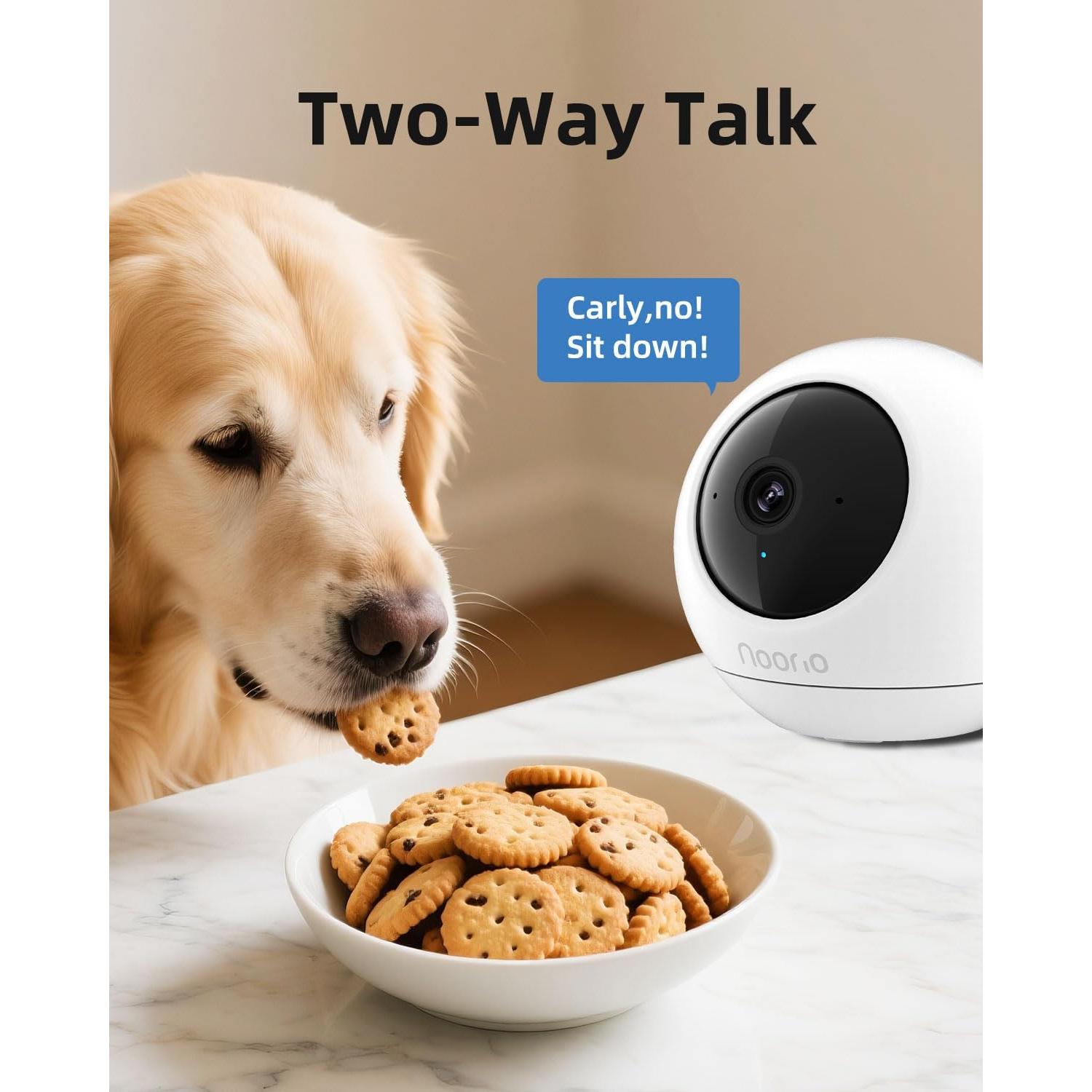 Cámara de Seguridad Interior Noorio T110 2K WiFi 5GHz 360°