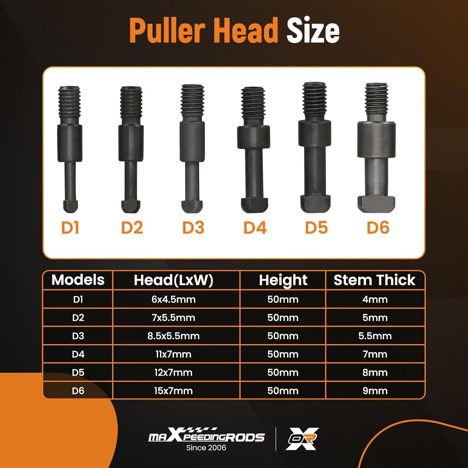 Extractor de Rodamientos maXpeedingrods 21 en 1 con Ganchos