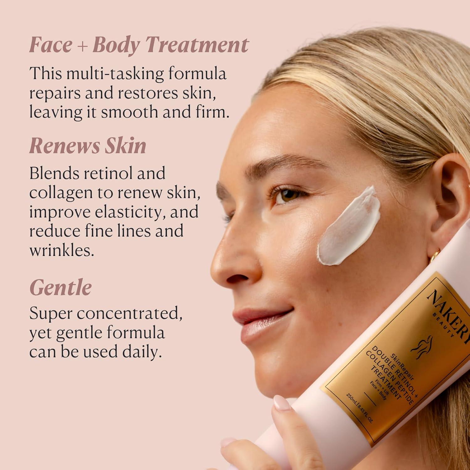 Crema Facial Antienvejecimiento Nakery Beauty con Retinol 50ml