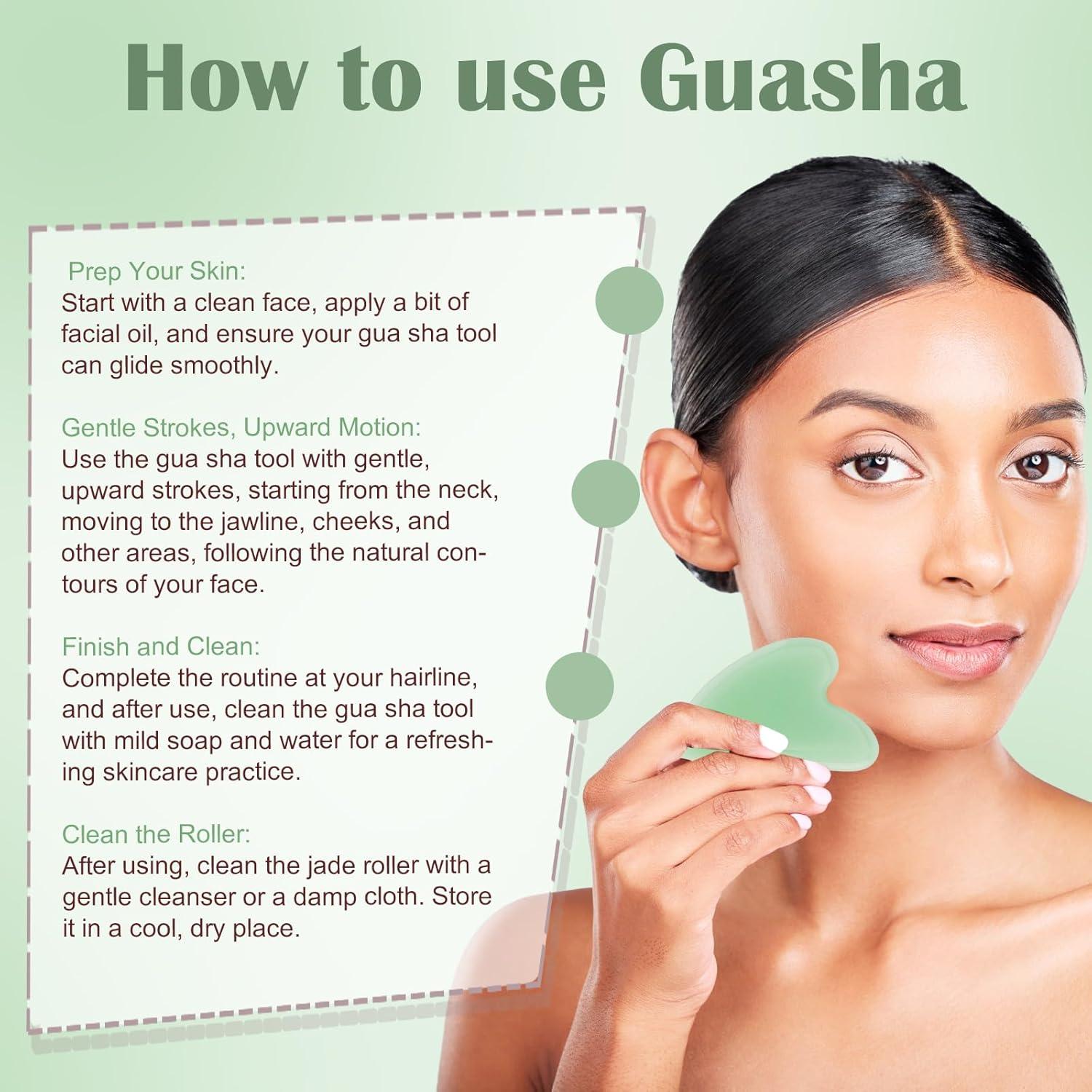 Conjunto de Diadema y Muñequera CUBACO con Rodillo de Jade