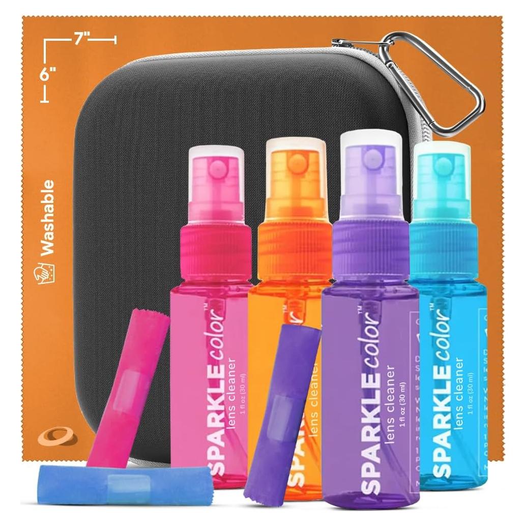 Kit de Limpieza de Gafas OPTIPAK - 4 Sprays 30ml + Paños