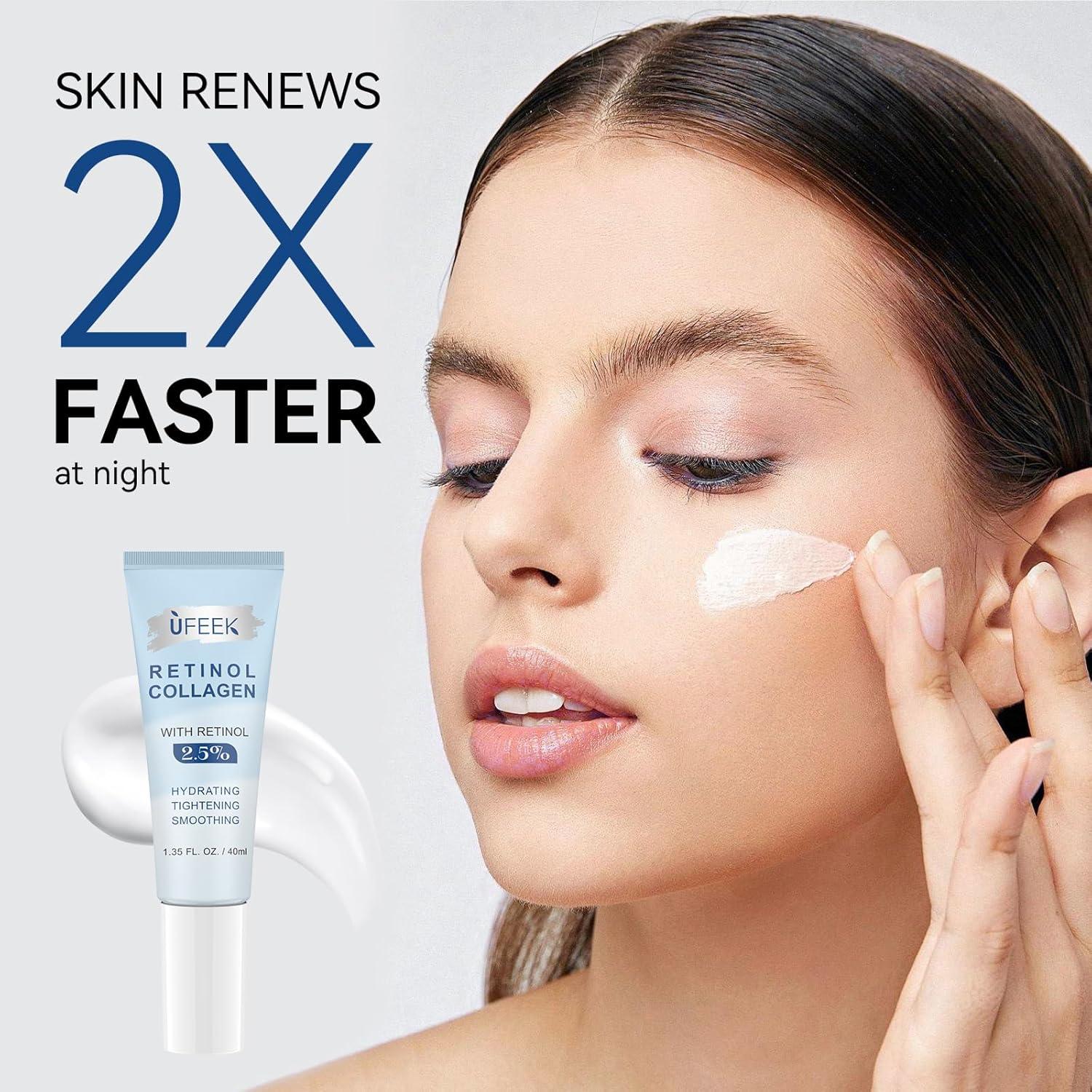 Crema Hidratante Antienvejecimiento UFEEK 39.9 ml con Retinol