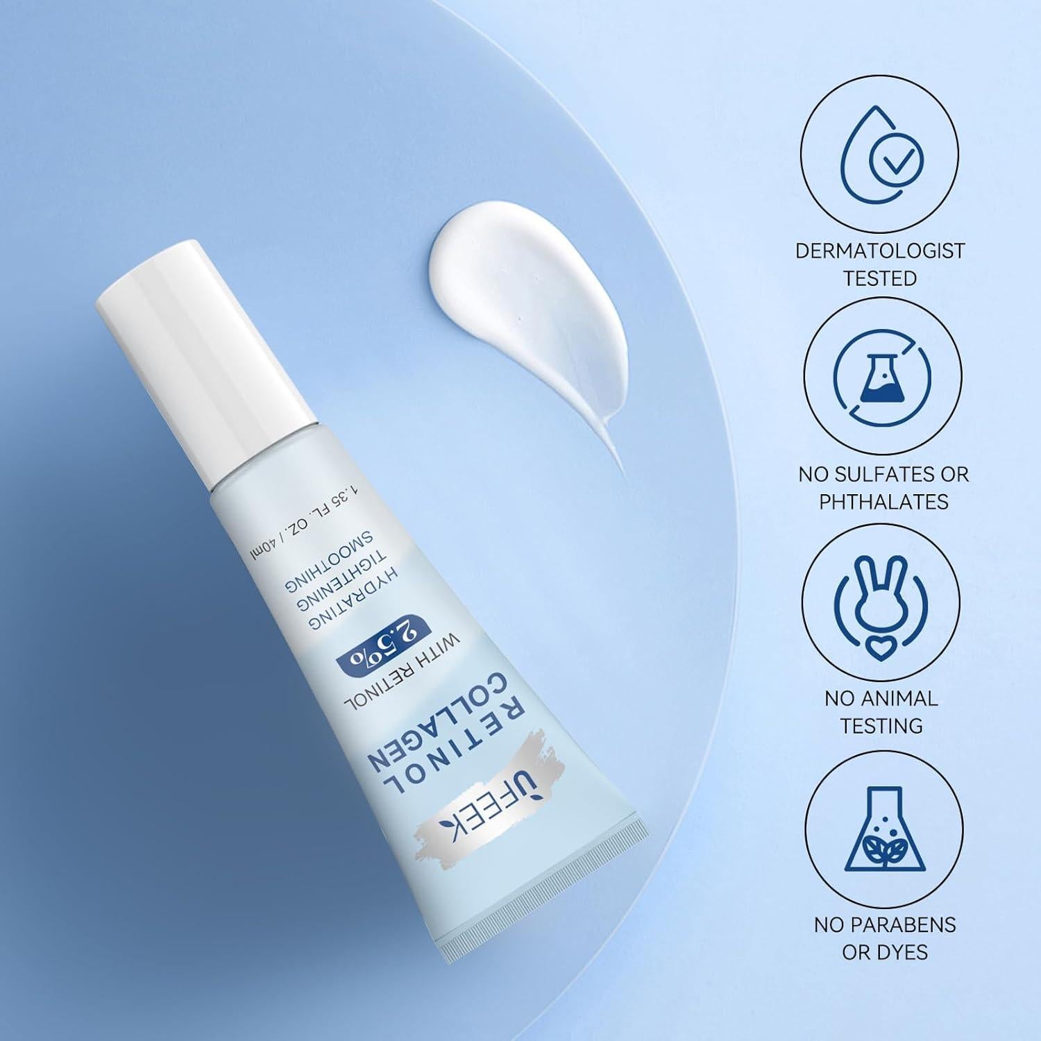 Crema Hidratante Antienvejecimiento UFEEK 39.9 ml con Retinol